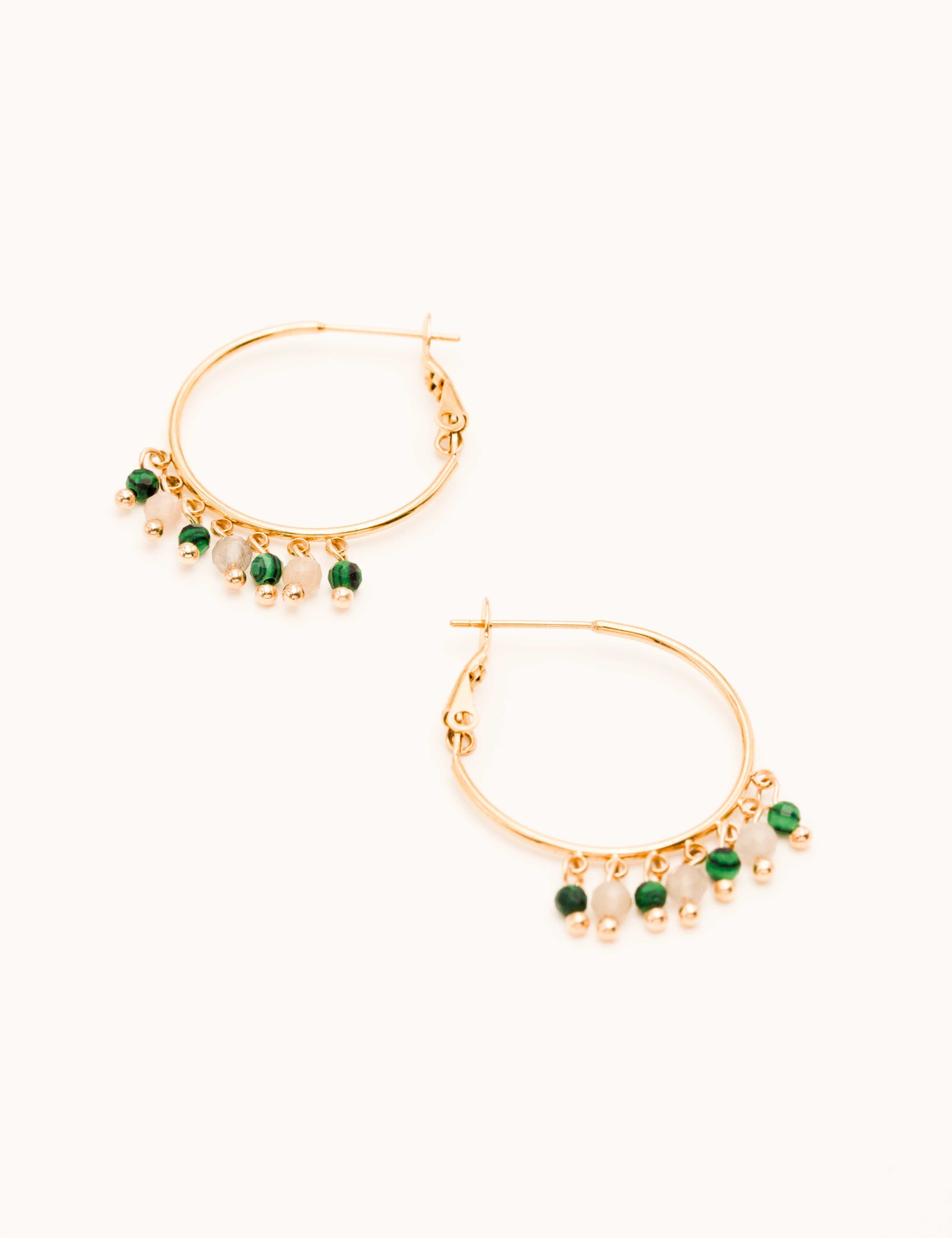 Boucles Bohm Paris - Lorraine Bracelets Bohm Paris Malachite 