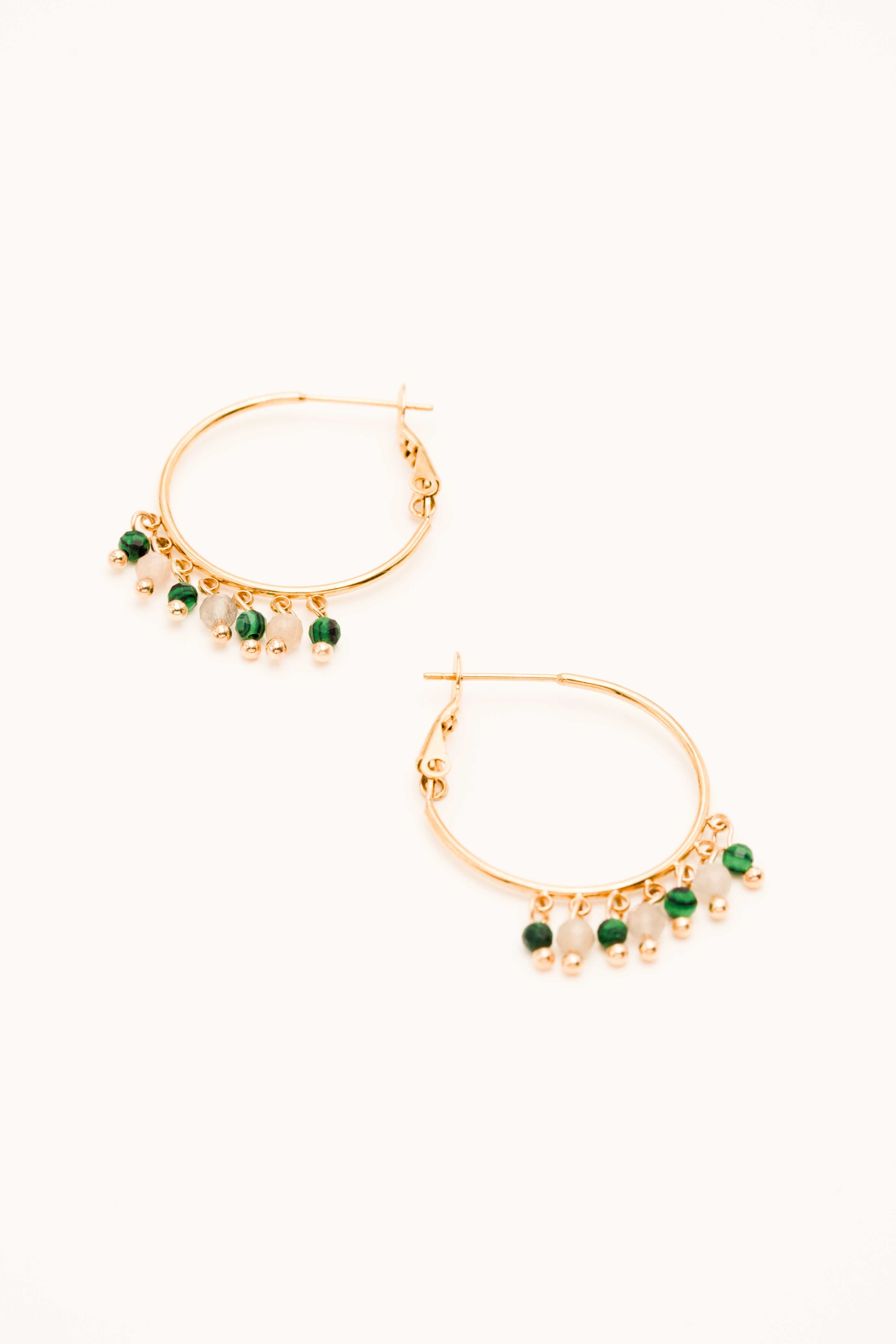 Boucles Bohm Paris - Lorraine Bracelets Bohm Paris Malachite 