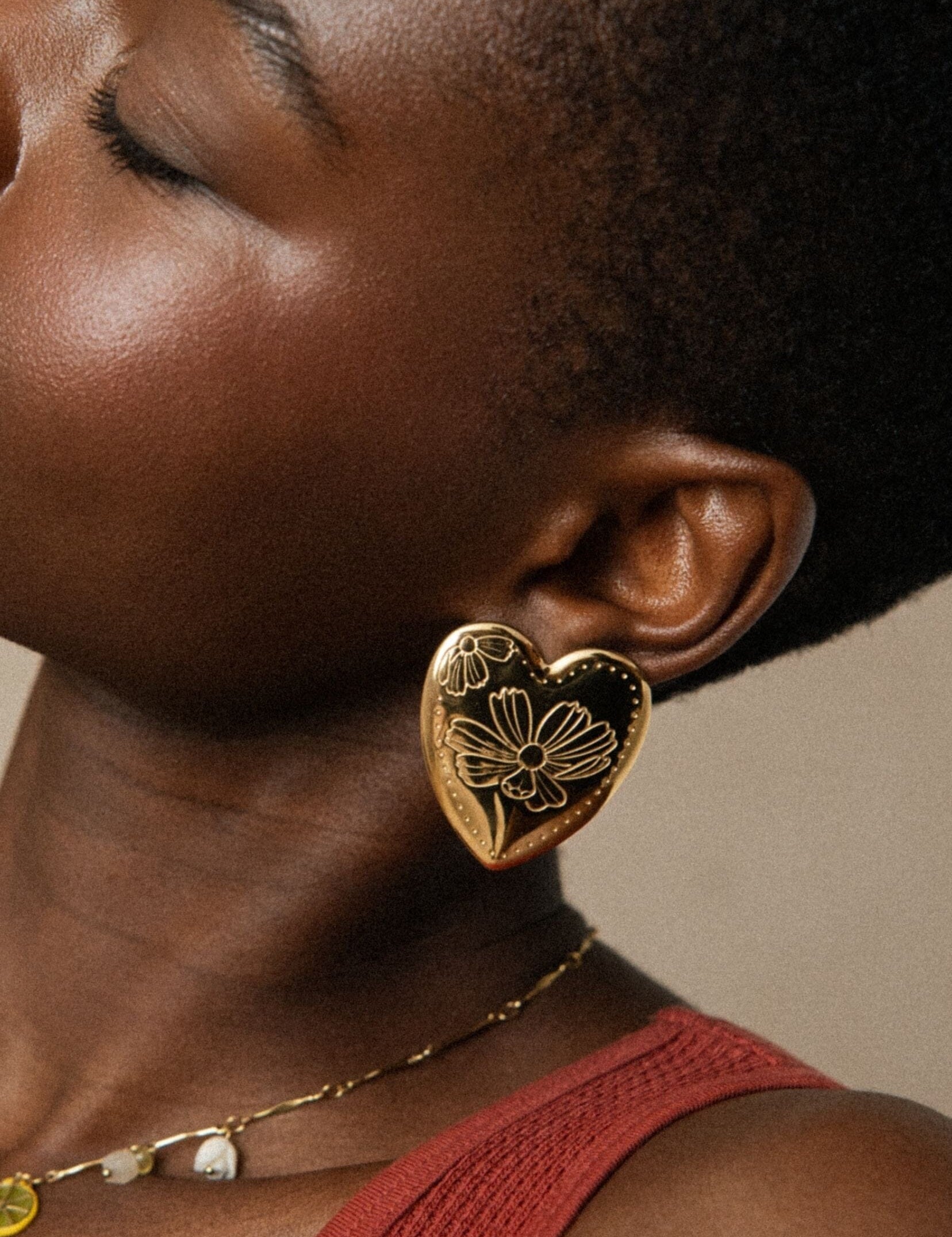 Boucles Bohm Paris - Lovea Boucles d'oreilles à puces Bohm Paris 