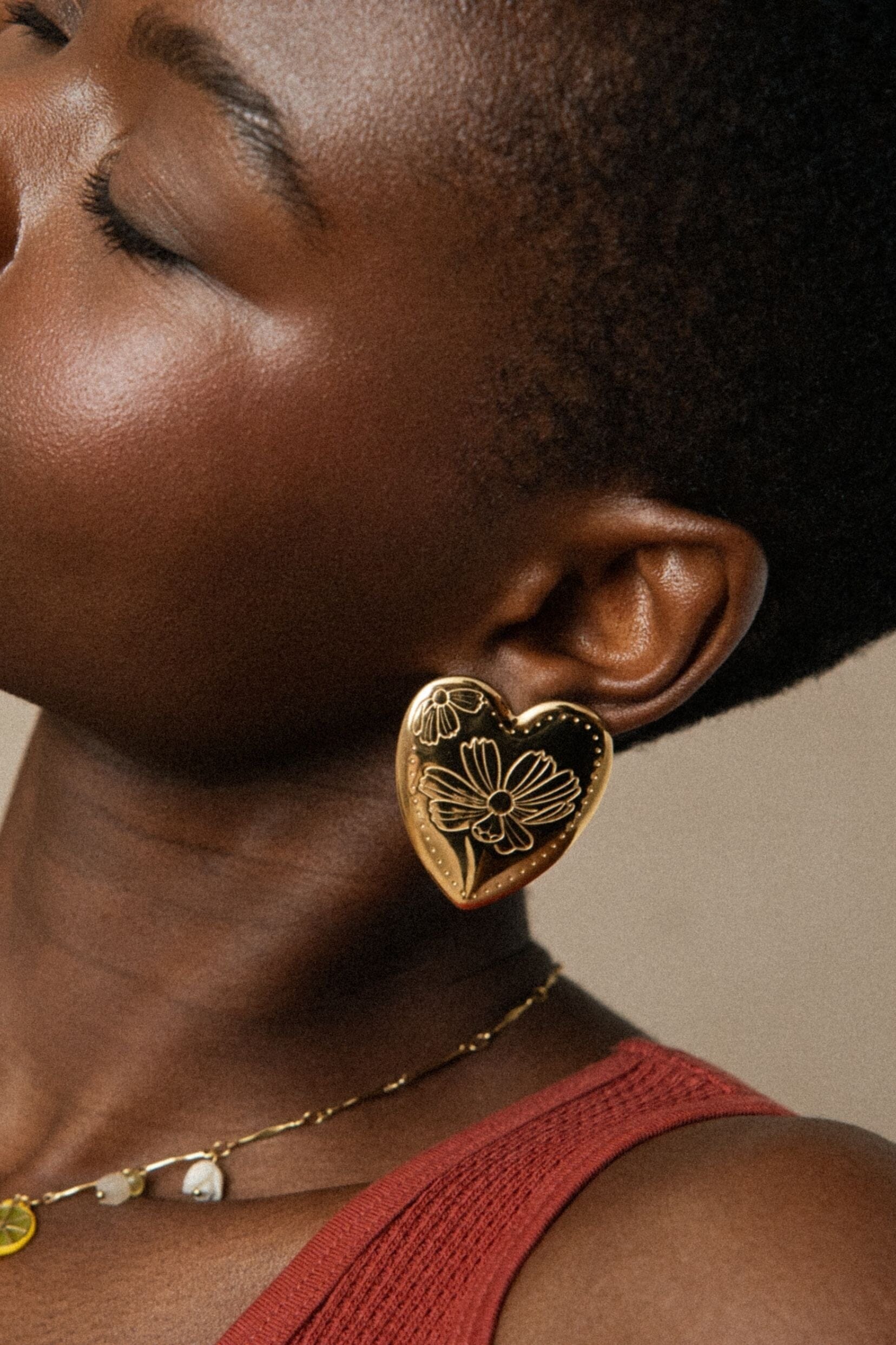 Boucles Bohm Paris - Lovea Boucles d'oreilles à puces Bohm Paris 