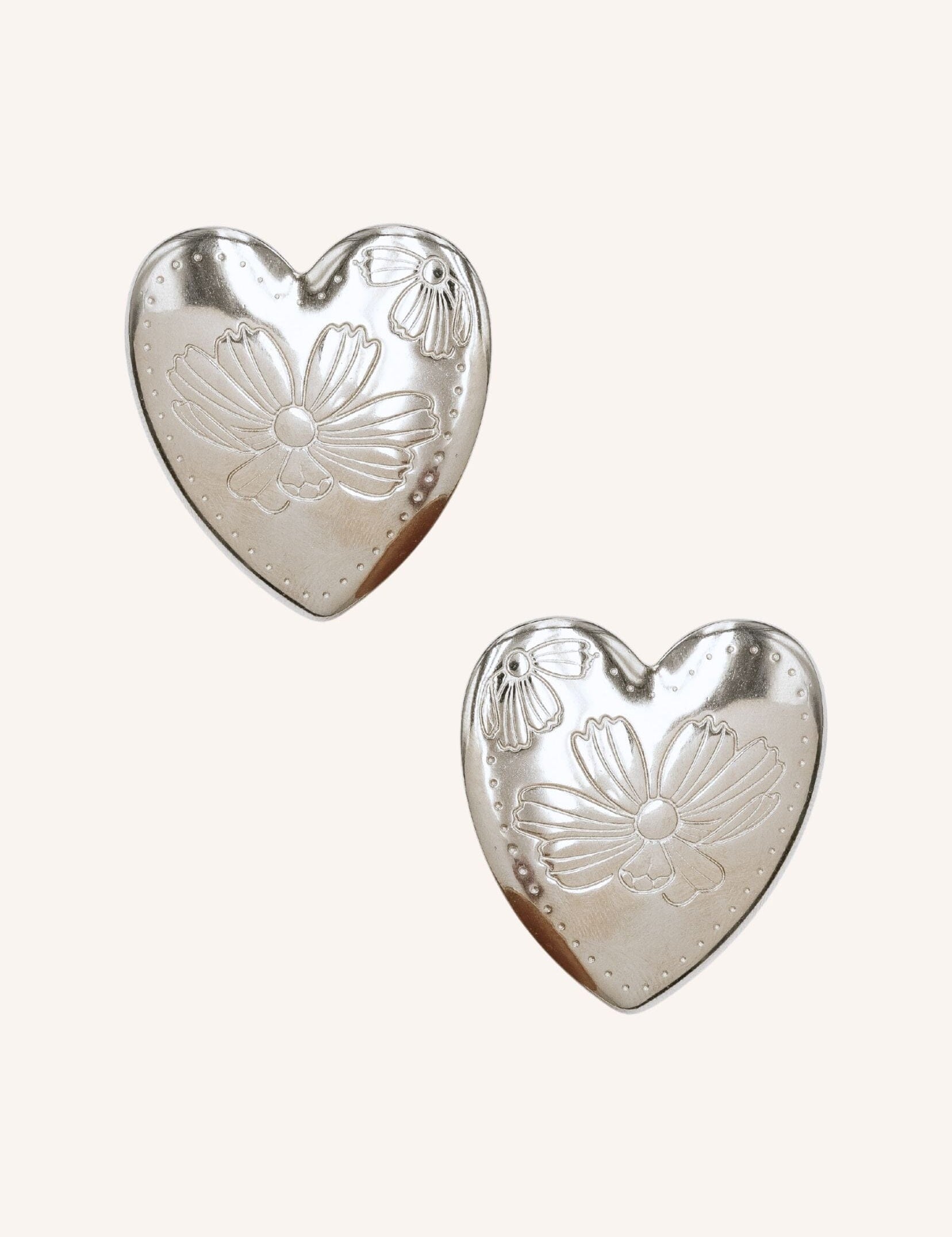 Boucles Bohm Paris - Lovea Boucles d'oreilles à puces Bohm Paris Argenté 