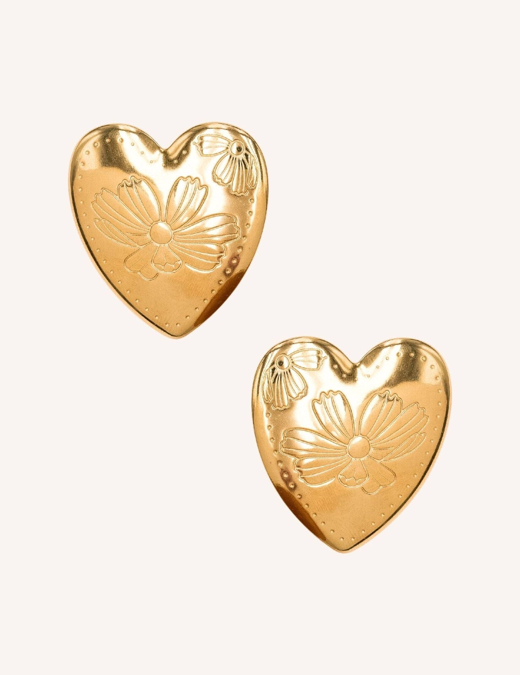 Boucles Bohm Paris - Lovea Boucles d'oreilles à puces Bohm Paris Doré 