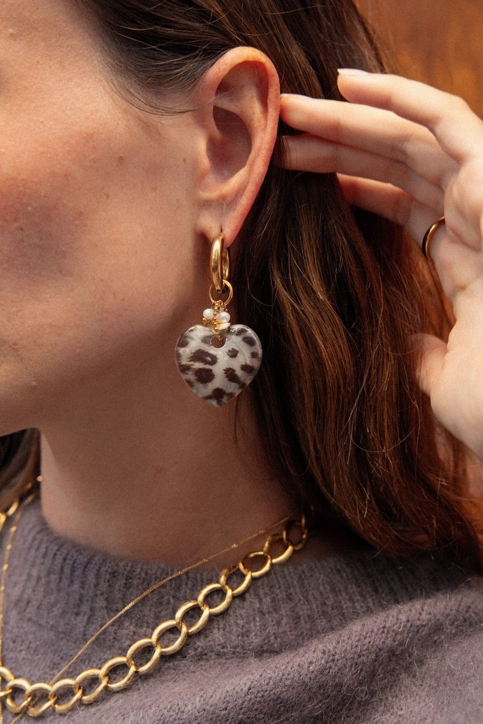 Boucles Bohm Paris - Lovina Boucles d'oreilles type Créoles Bohm Paris 
