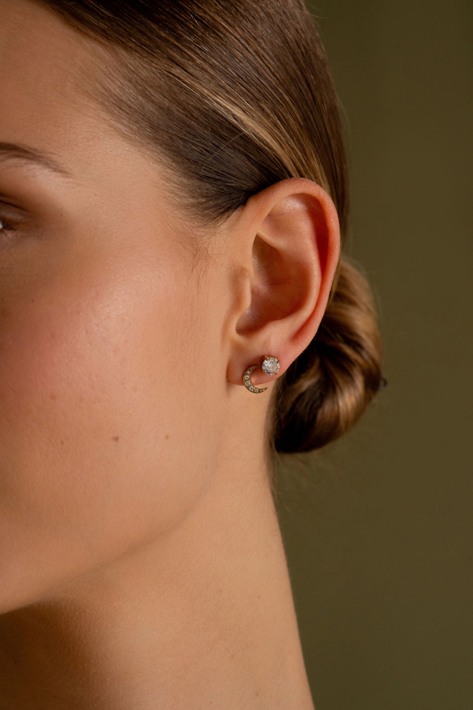 Boucles Bohm Paris - Lunéa Boucles d'oreilles à Puces Bohm Paris 