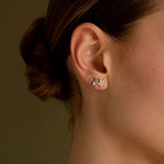Boucles Bohm Paris - Lunéa Boucles d'oreilles à Puces Bohm Paris 