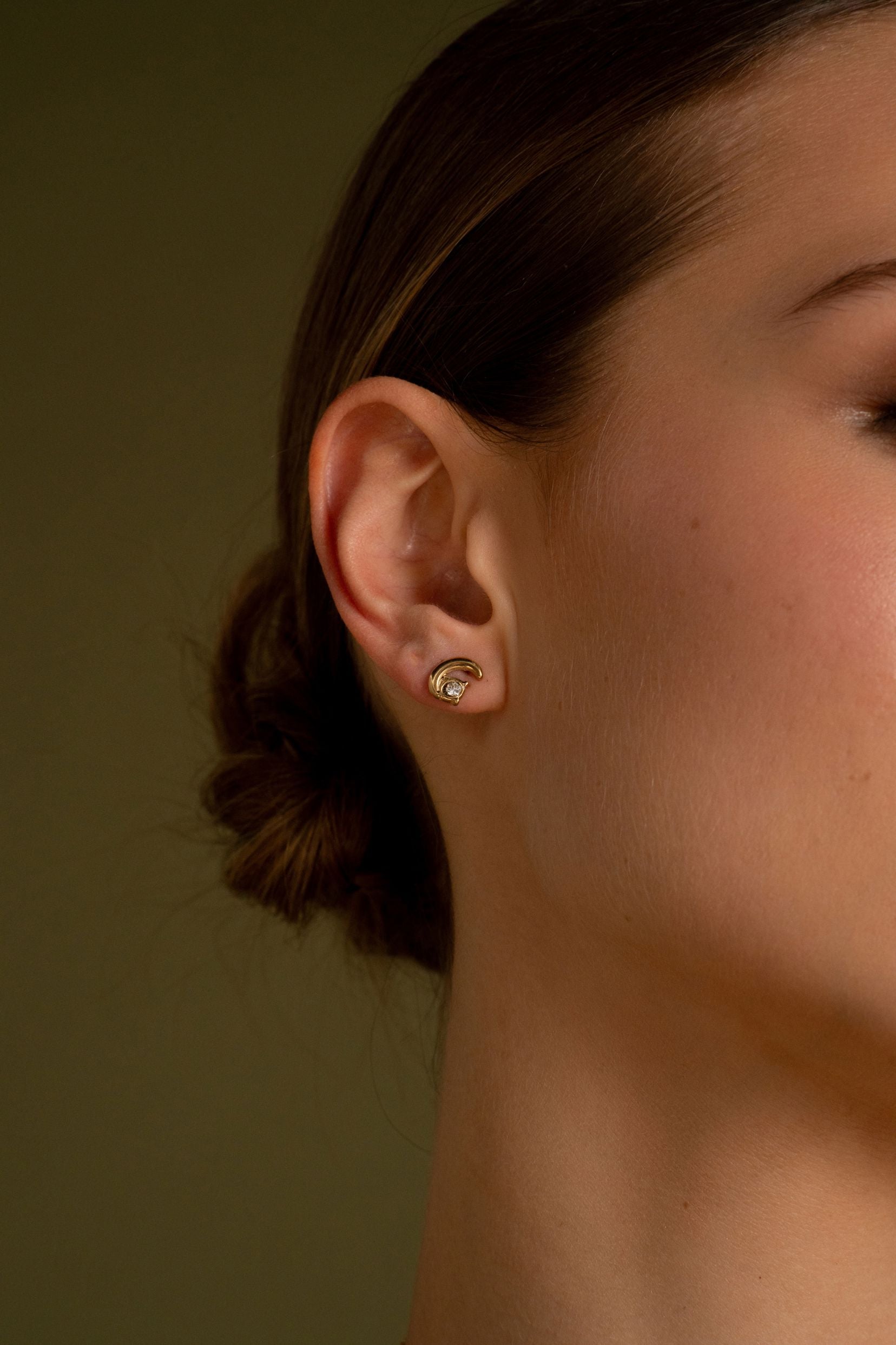 Boucles Bohm Paris - Lunéa Boucles d'oreilles à Puces Bohm Paris 