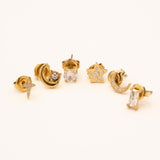 Boucles Bohm Paris - Lunéa Boucles d'oreilles à Puces Bohm Paris Doré 