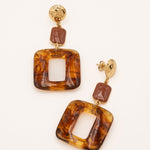 Boucles Bohm Paris - Lya Boucles d'oreilles Pendantes Bohm Paris Léopard 
