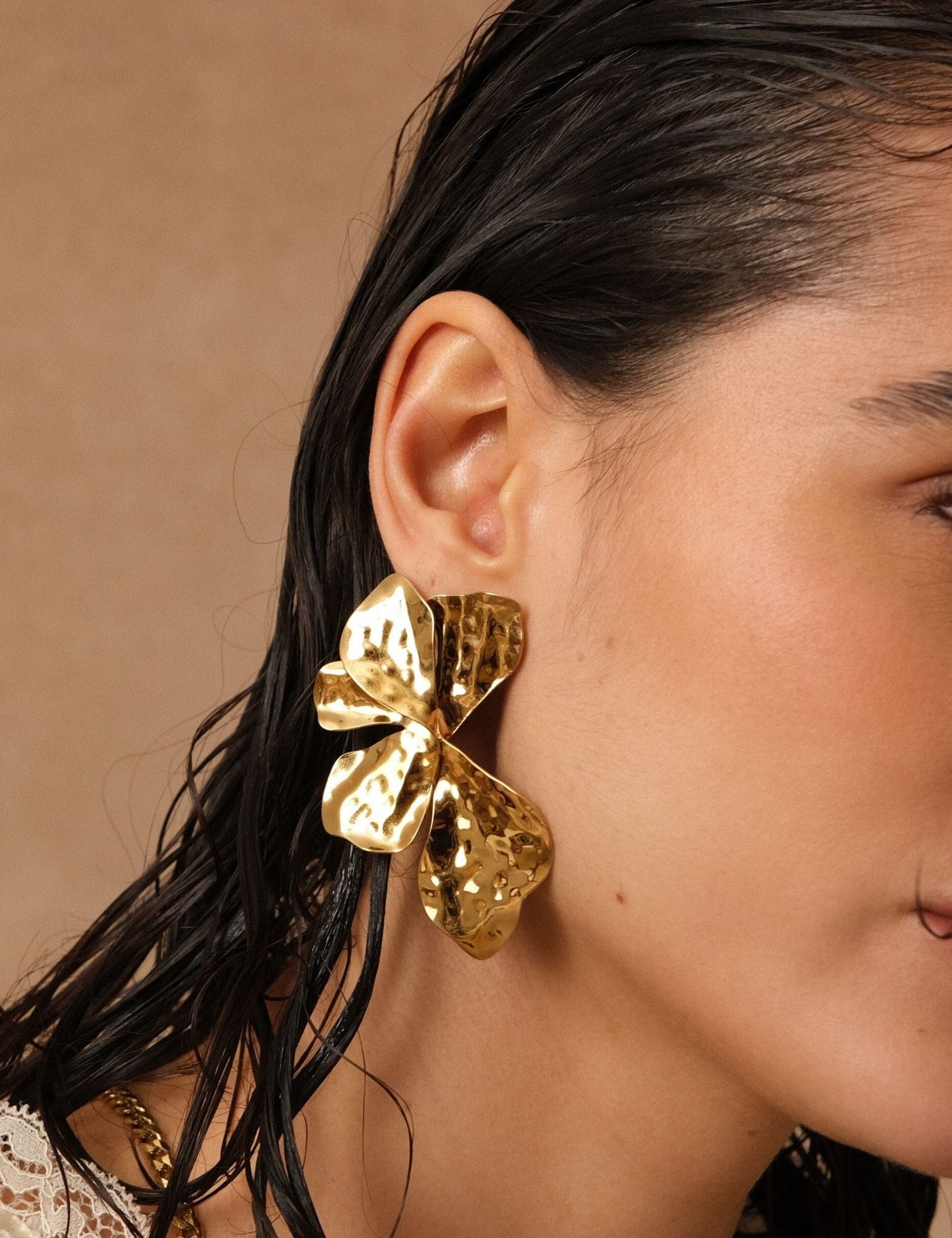 Boucles Bohm Paris - Lyoré Boucles d'oreilles à puces Bohm Paris 