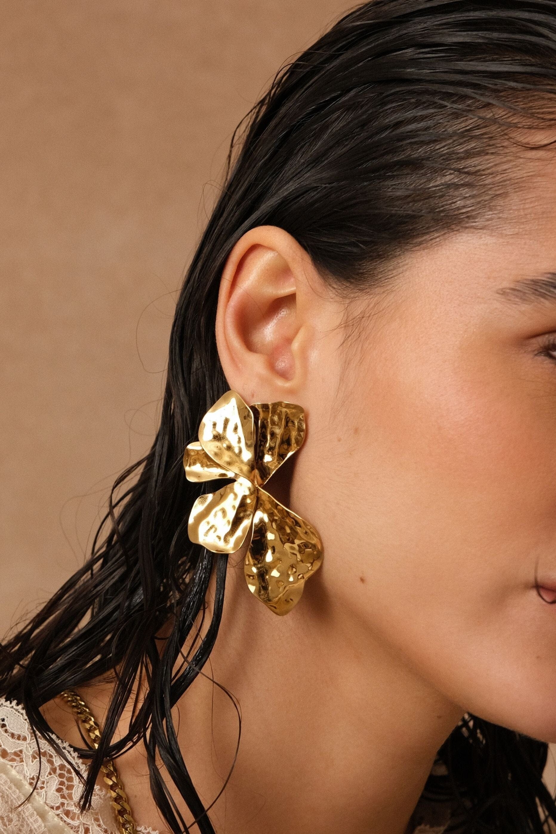Boucles Bohm Paris - Lyoré Boucles d'oreilles à puces Bohm Paris 