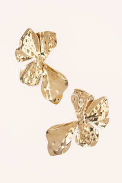 Boucles Bohm Paris - Lyoré Boucles d'oreilles à puces Bohm Paris Doré 