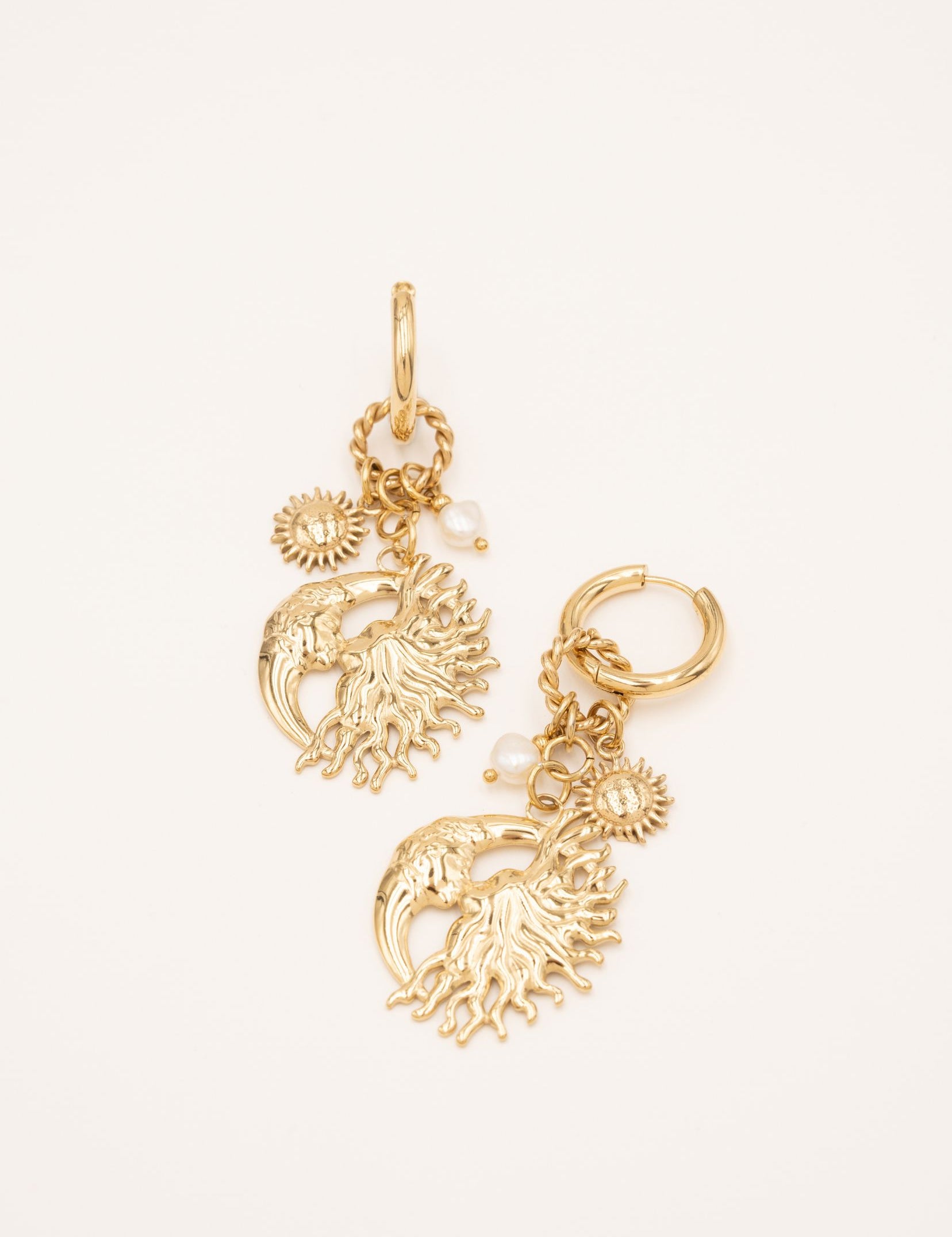 Boucles Bohm Paris - Lysandra Boucles d'oreilles Pendantes Bohm Paris Perle d'eau douce 
