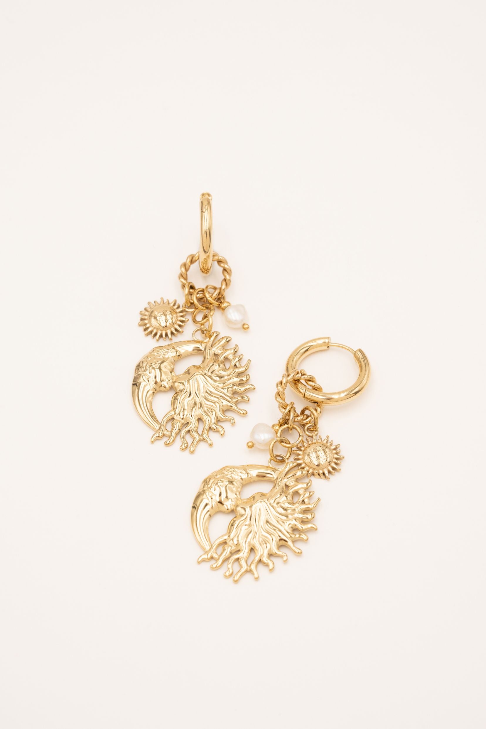 Boucles Bohm Paris - Lysandra Boucles d'oreilles Pendantes Bohm Paris Perle d'eau douce 