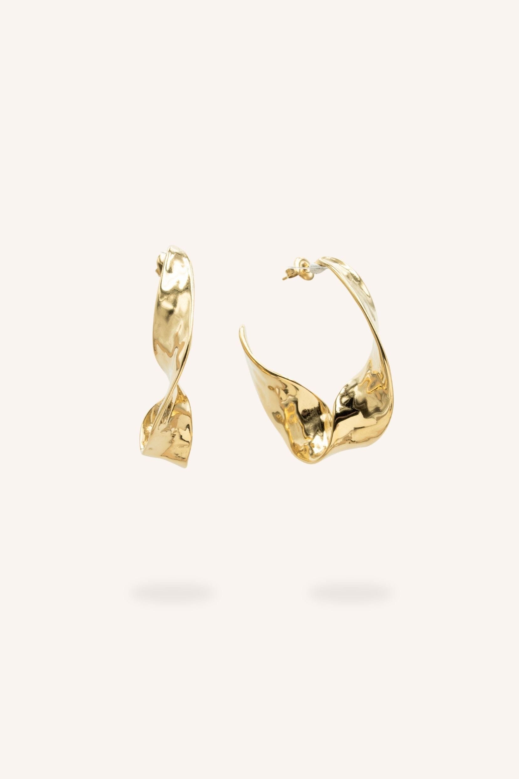 Boucles Bohm Paris - Mahaut Boucles d'oreilles type Créoles Bohm Paris Doré 