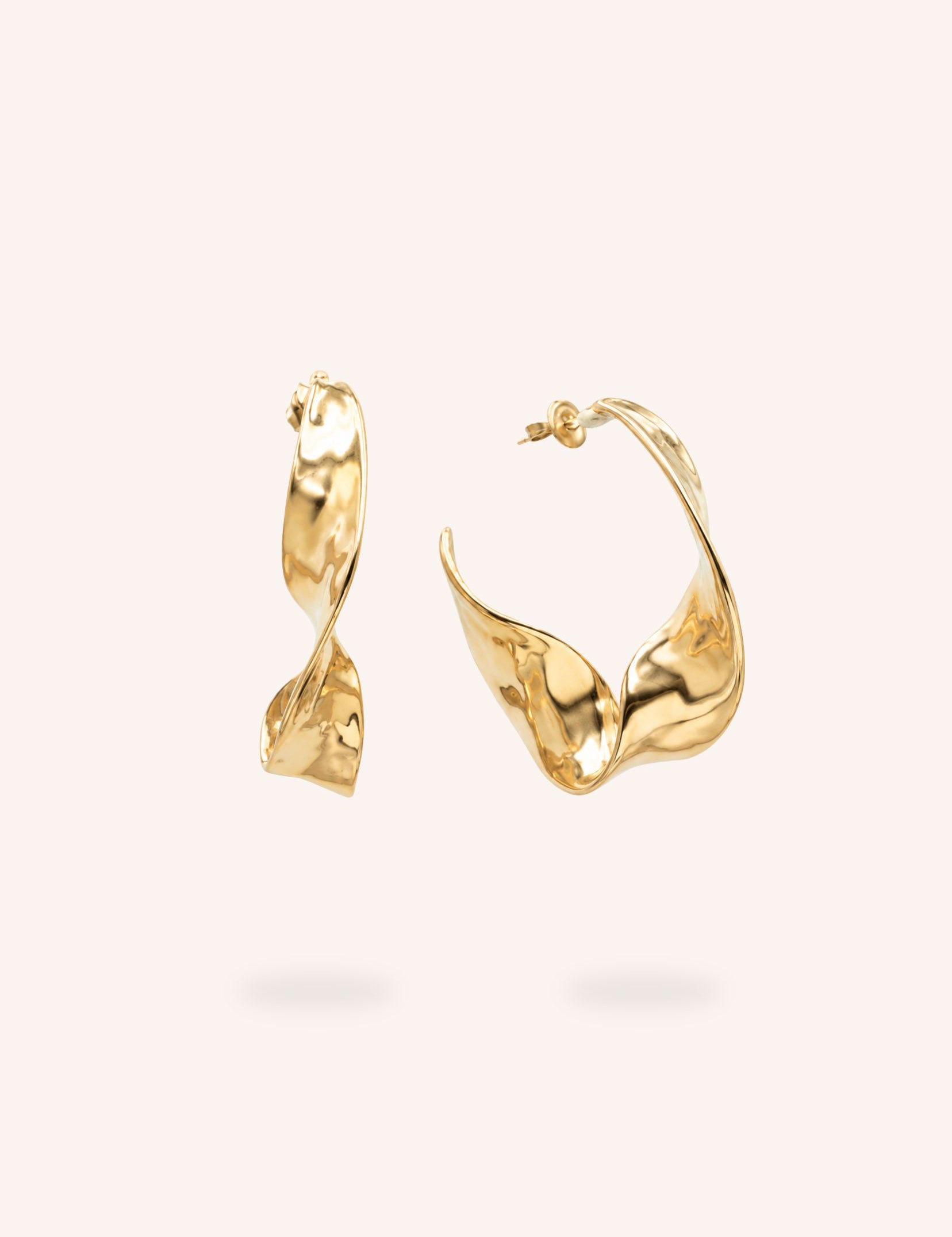 Boucles Bohm Paris - Mahaut Boucles d'oreilles type Créoles Bohm Paris Doré 
