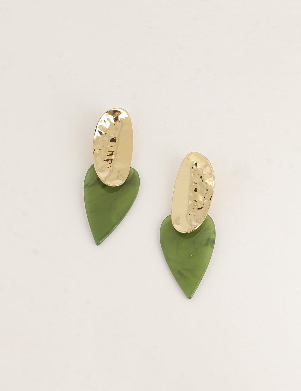 Boucles Bohm Paris - Maïla Boucles d'oreilles pendantes Bohm Paris Kaki 