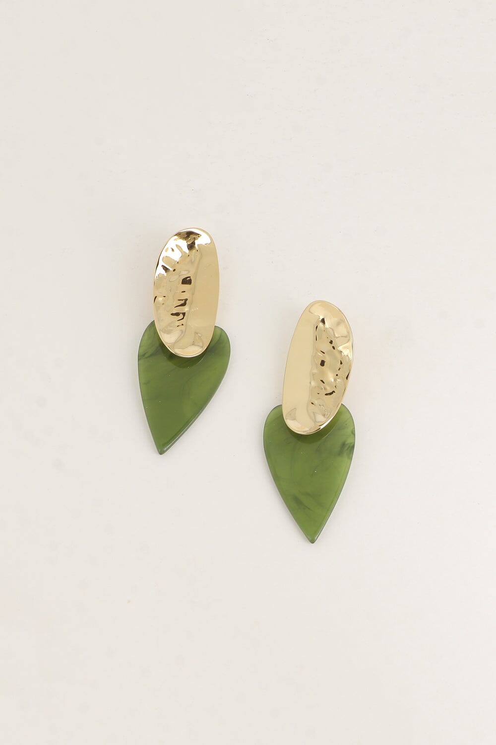 Boucles Bohm Paris - Maïla Boucles d'oreilles pendantes Bohm Paris Kaki 