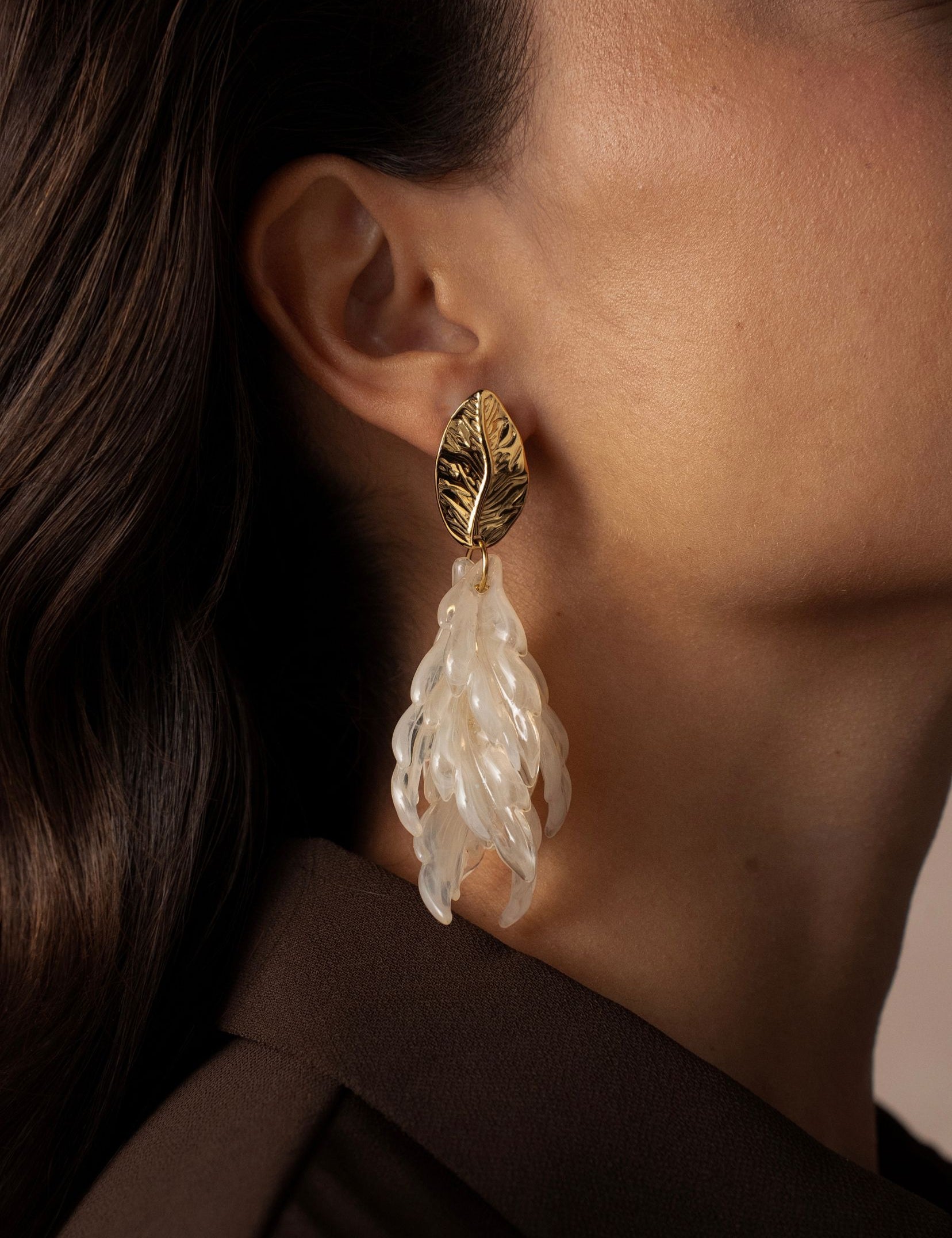 Boucles Bohm Paris - Matcha Boucles d'oreilles Pendantes Bohm Paris 