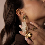 Boucles Bohm Paris - Matcha Boucles d'oreilles Pendantes Bohm Paris 