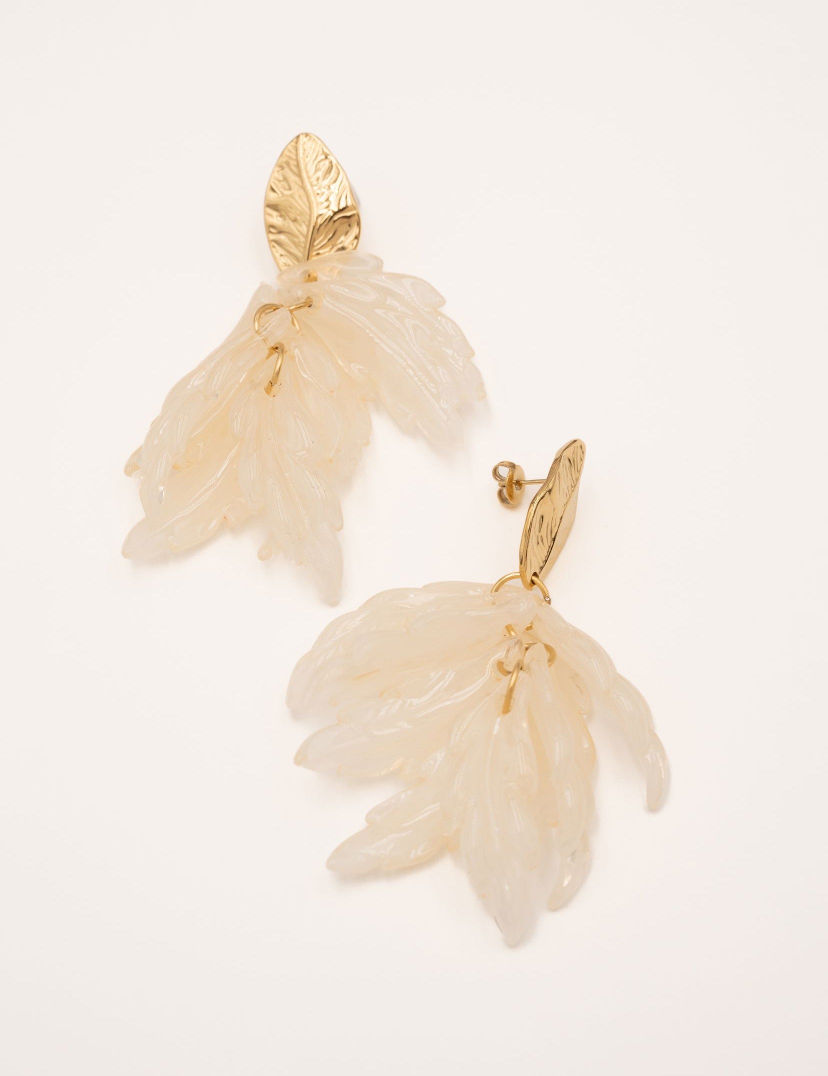 Boucles Bohm Paris - Matcha Boucles d'oreilles Pendantes Bohm Paris Beige 