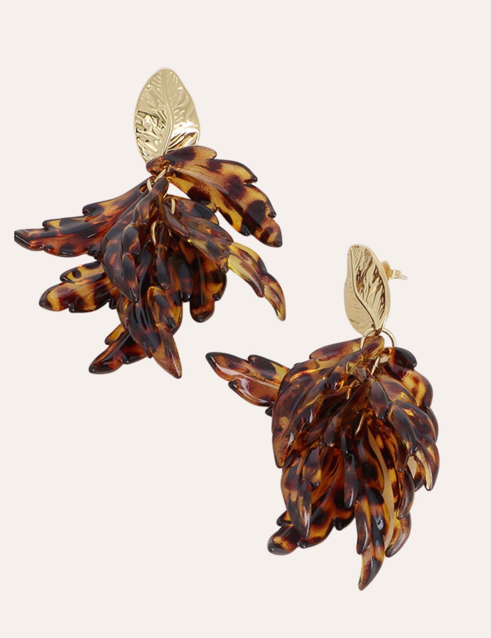 Boucles Bohm Paris - Matcha Boucles d'oreilles Pendantes Bohm Paris Léopard 