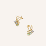 Boucles Bohm Paris - Melia Boucles d'oreilles à puces Bohm Paris Bleu 