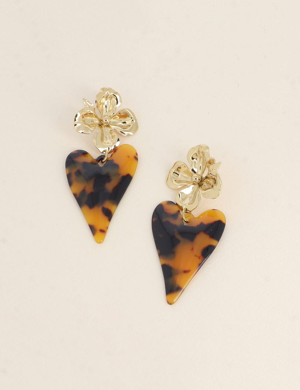 Boucles Bohm Paris - Méline Boucles d'oreilles pendantes Bohm Paris Léopard 