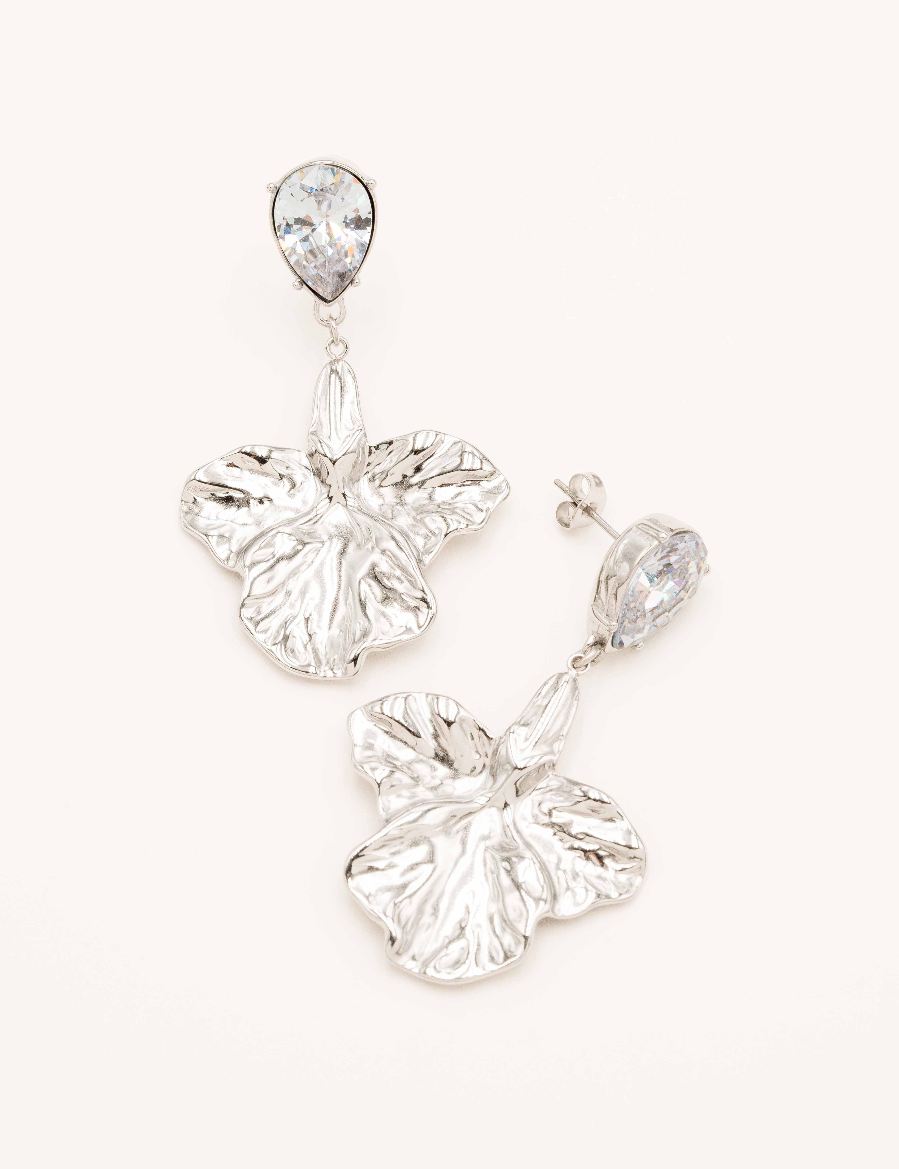 Boucles Bohm Paris - Milana Boucles D'oreilles Bohm Paris Argenté cristal 