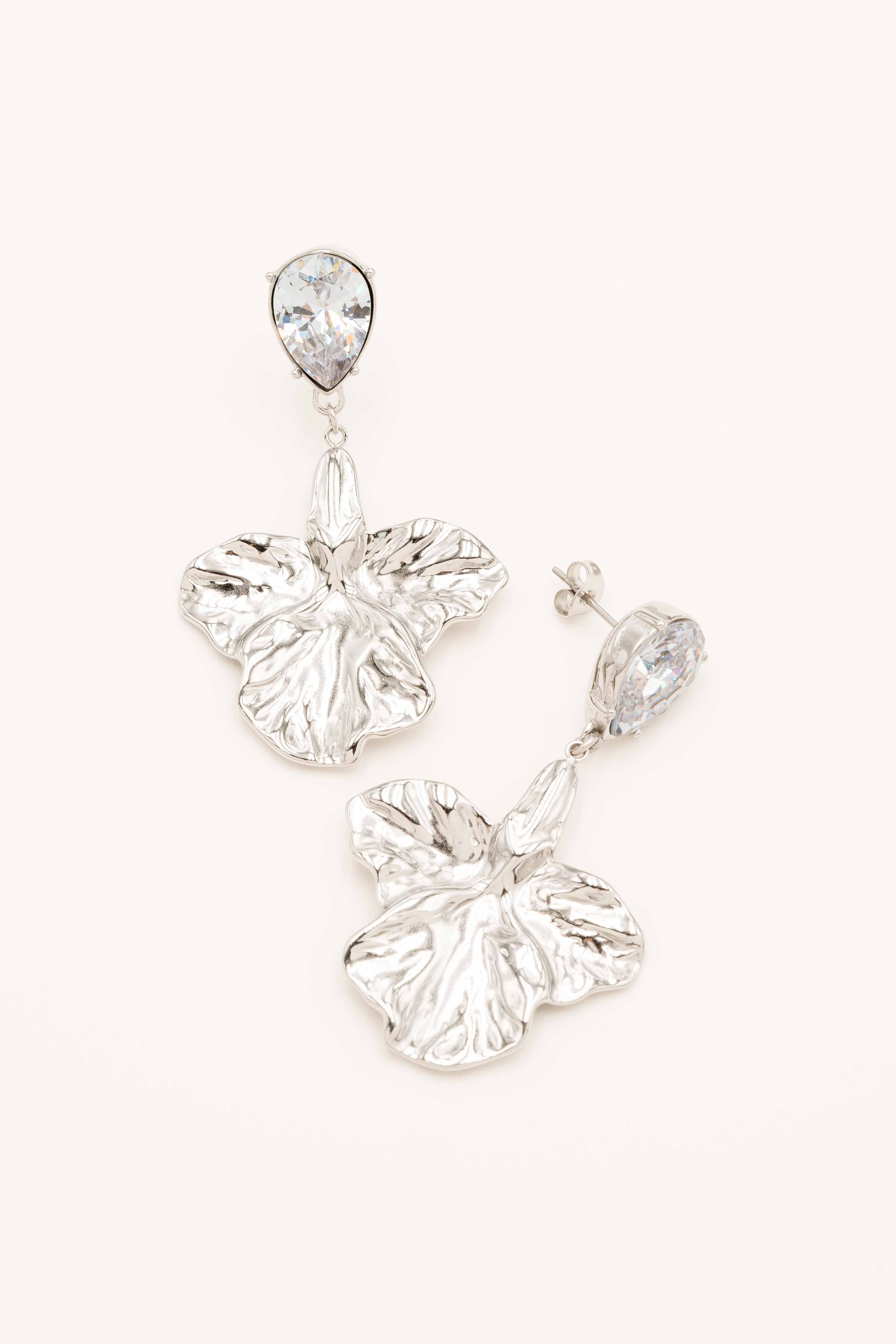 Boucles Bohm Paris - Milana Boucles D'oreilles Bohm Paris Argenté cristal 