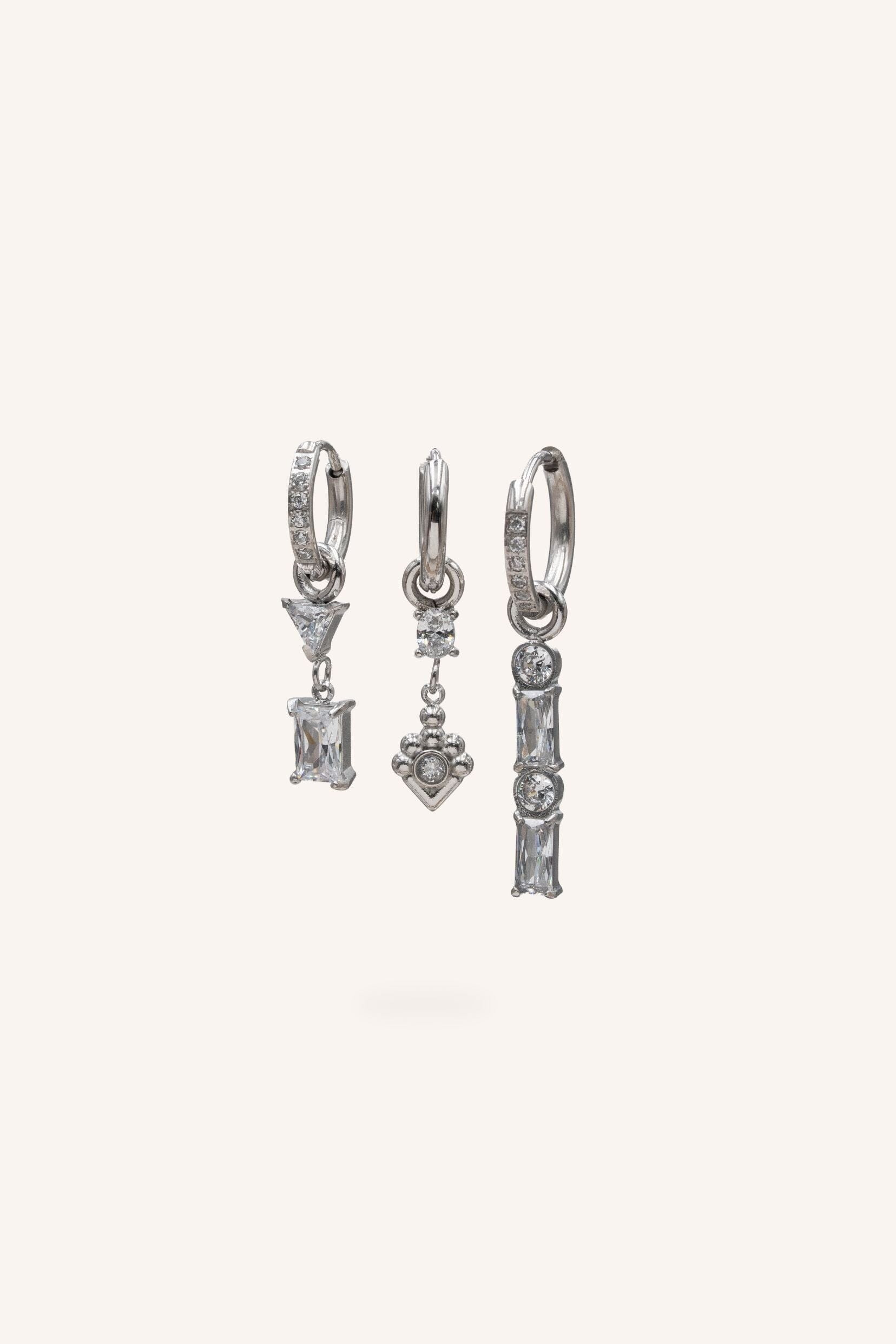 Boucles Bohm Paris - Moëra Boucles d'oreilles type Créoles Bohm Paris Argenté 