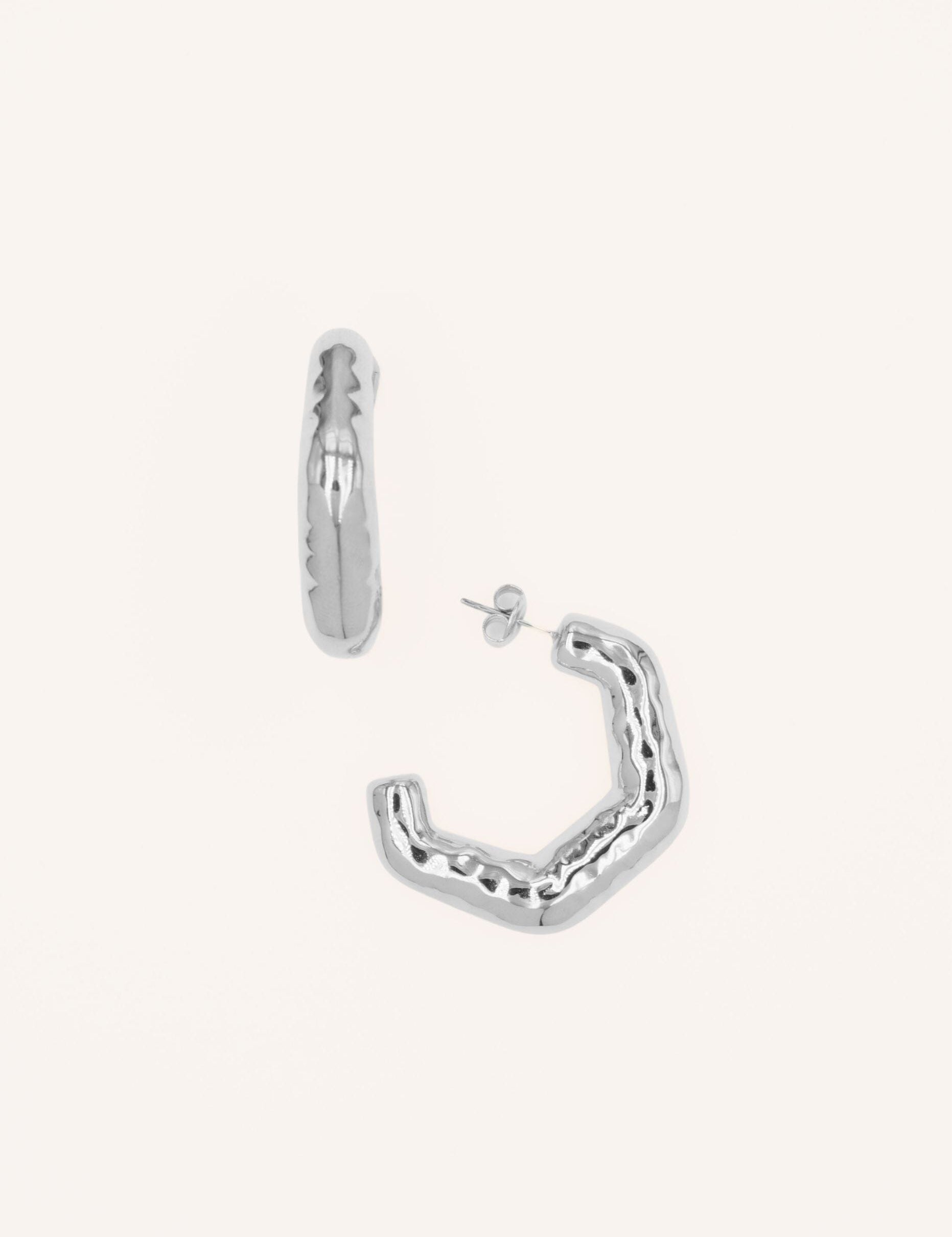 Boucles Bohm Paris - Montalys Boucles d'oreilles type Créoles Bohm Paris Argenté 