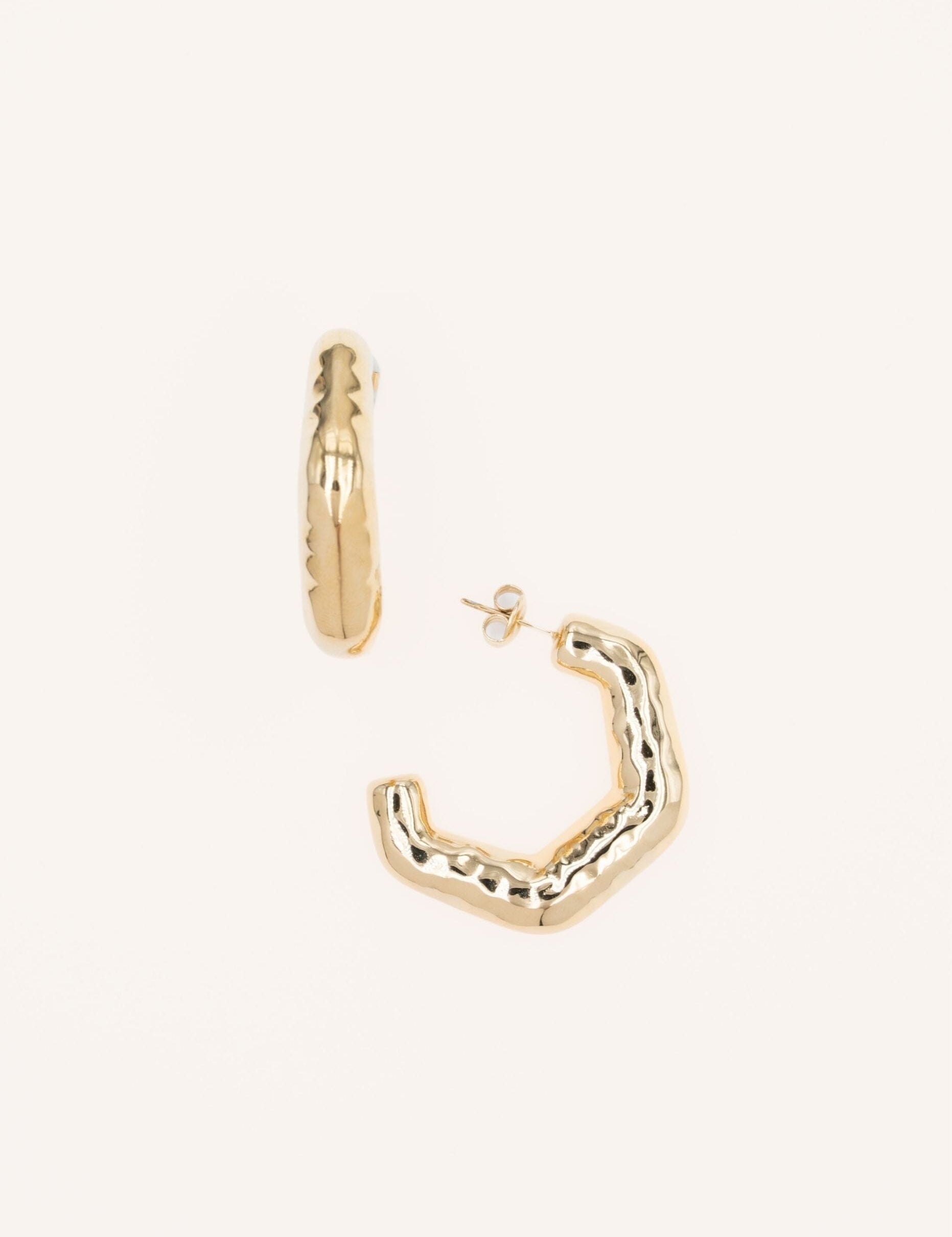 Boucles Bohm Paris - Montalys Boucles d'oreilles type Créoles Bohm Paris Doré 