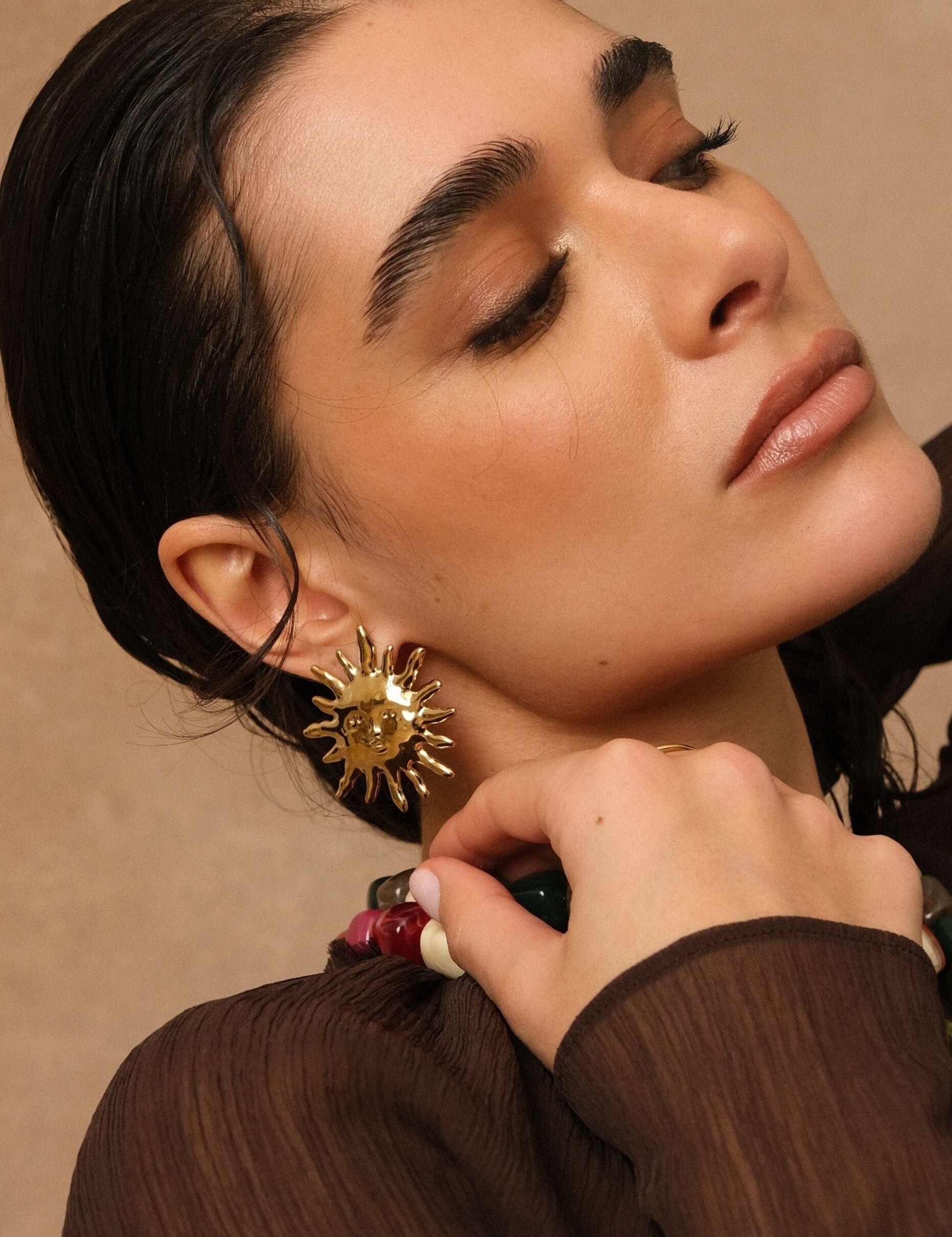 Boucles Bohm Paris - Moonéa Boucles d'oreilles à puces Bohm Paris 