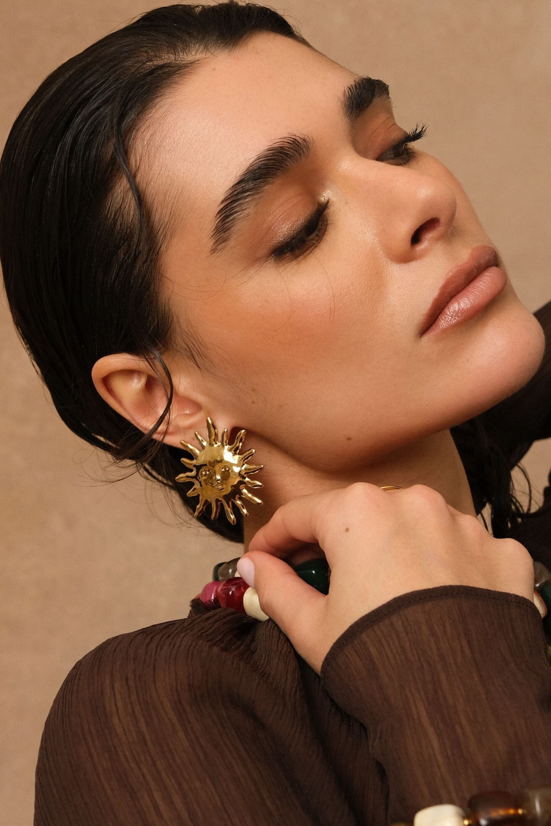 Boucles Bohm Paris - Moonéa Boucles d'oreilles à puces Bohm Paris 