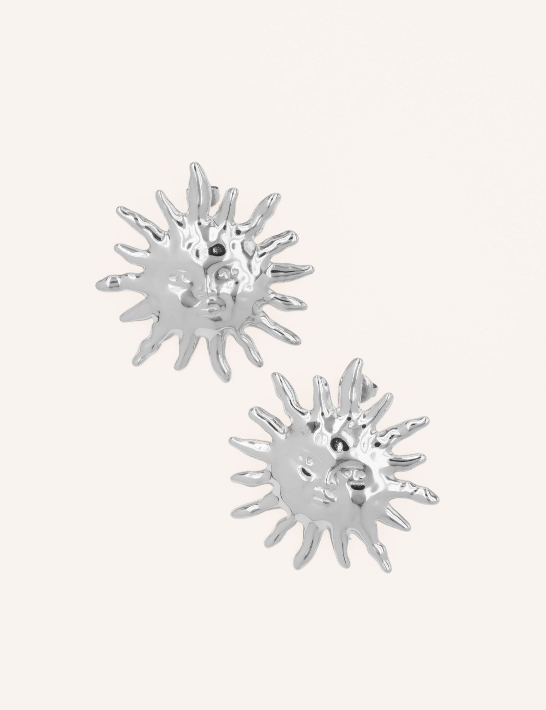 Boucles Bohm Paris - Moonéa Boucles d'oreilles à puces Bohm Paris Argenté 