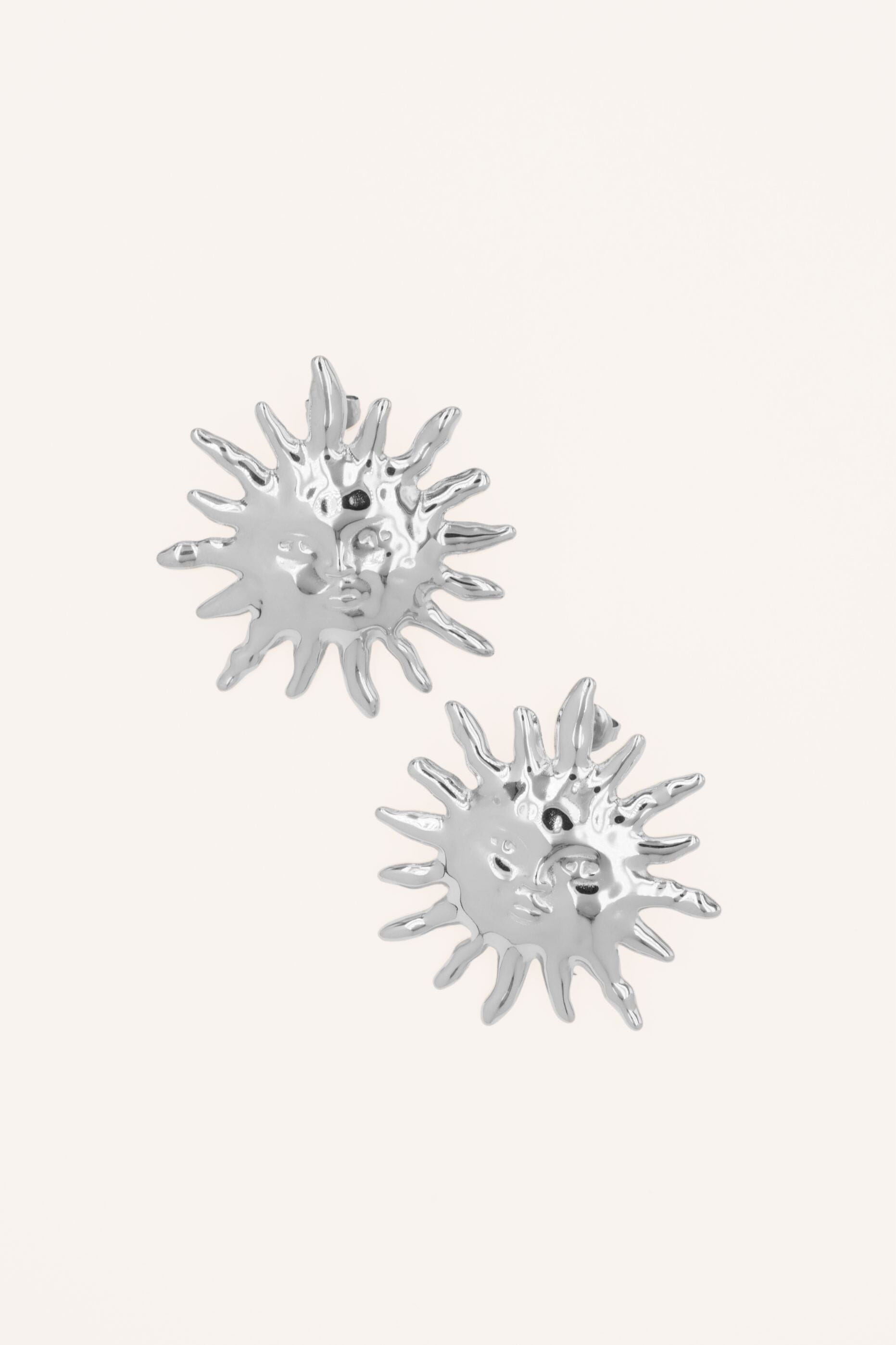 Boucles Bohm Paris - Moonéa Boucles d'oreilles à puces Bohm Paris Argenté 