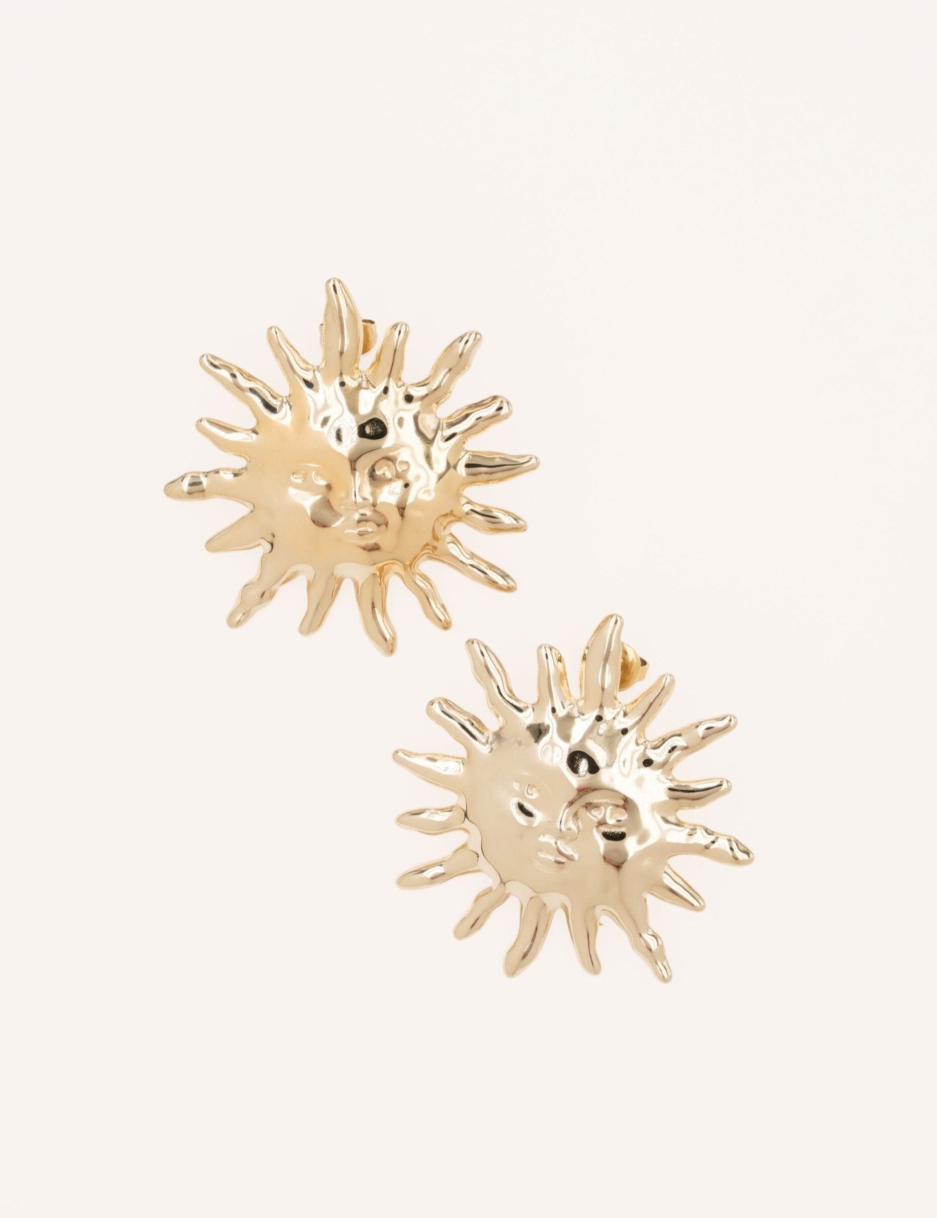 Boucles Bohm Paris - Moonéa Boucles d'oreilles à puces Bohm Paris Doré 