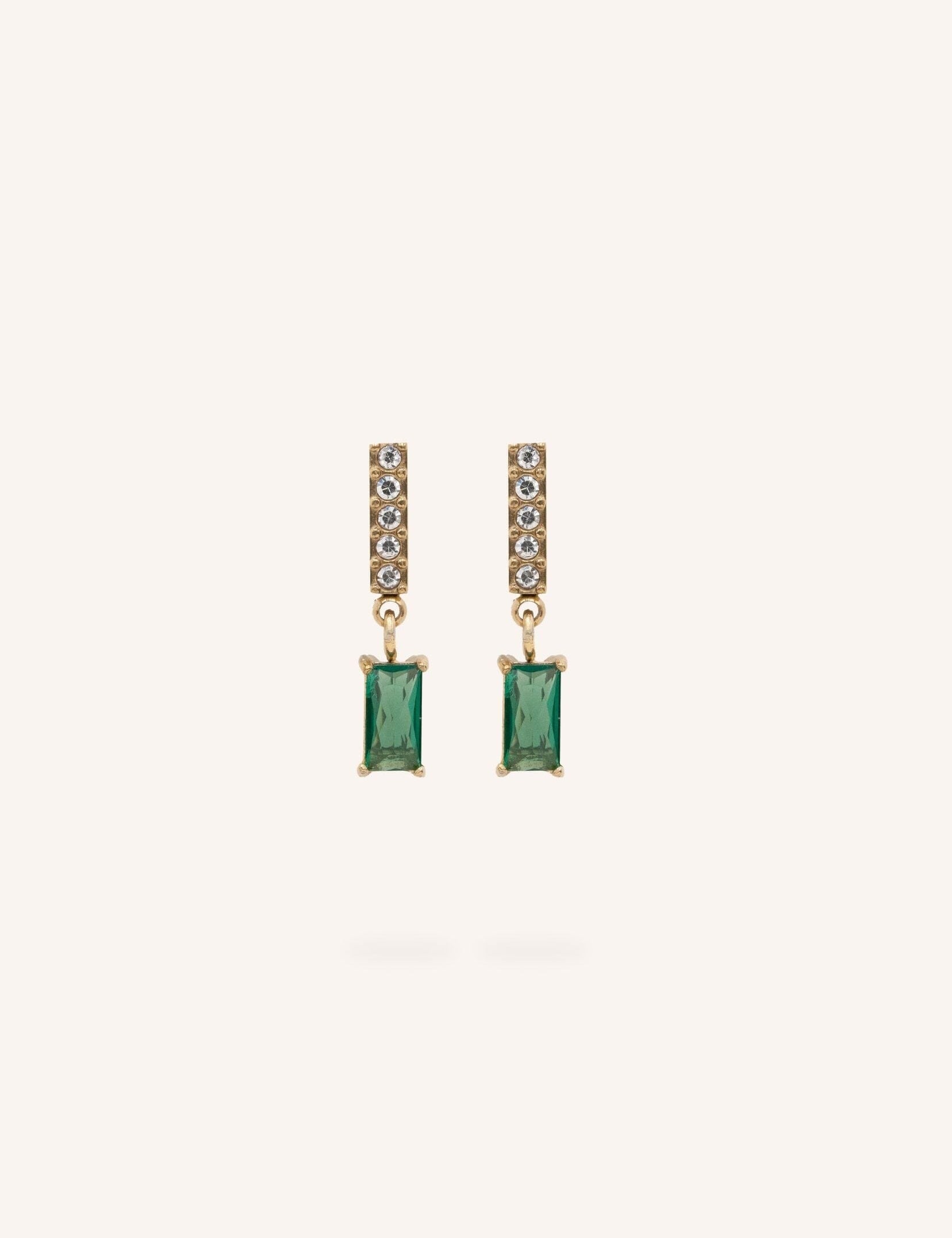 Boucles Bohm Paris - Naëlia Boucles d'oreilles pendantes Bohm Paris Vert 