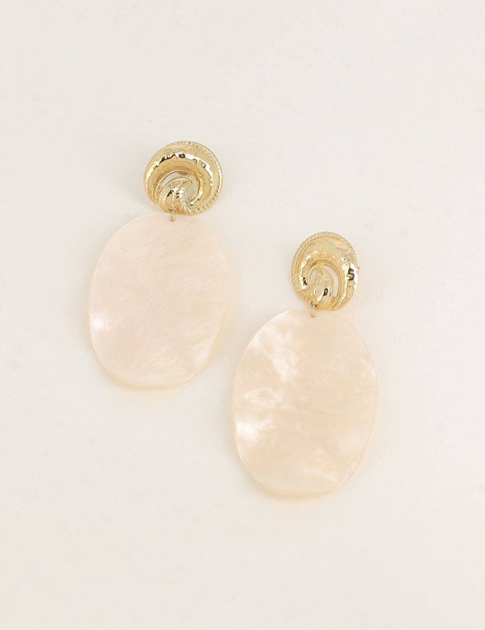 Boucles Bohm Paris - Naïma Boucles d'oreilles pendantes Bohm Paris Beige 