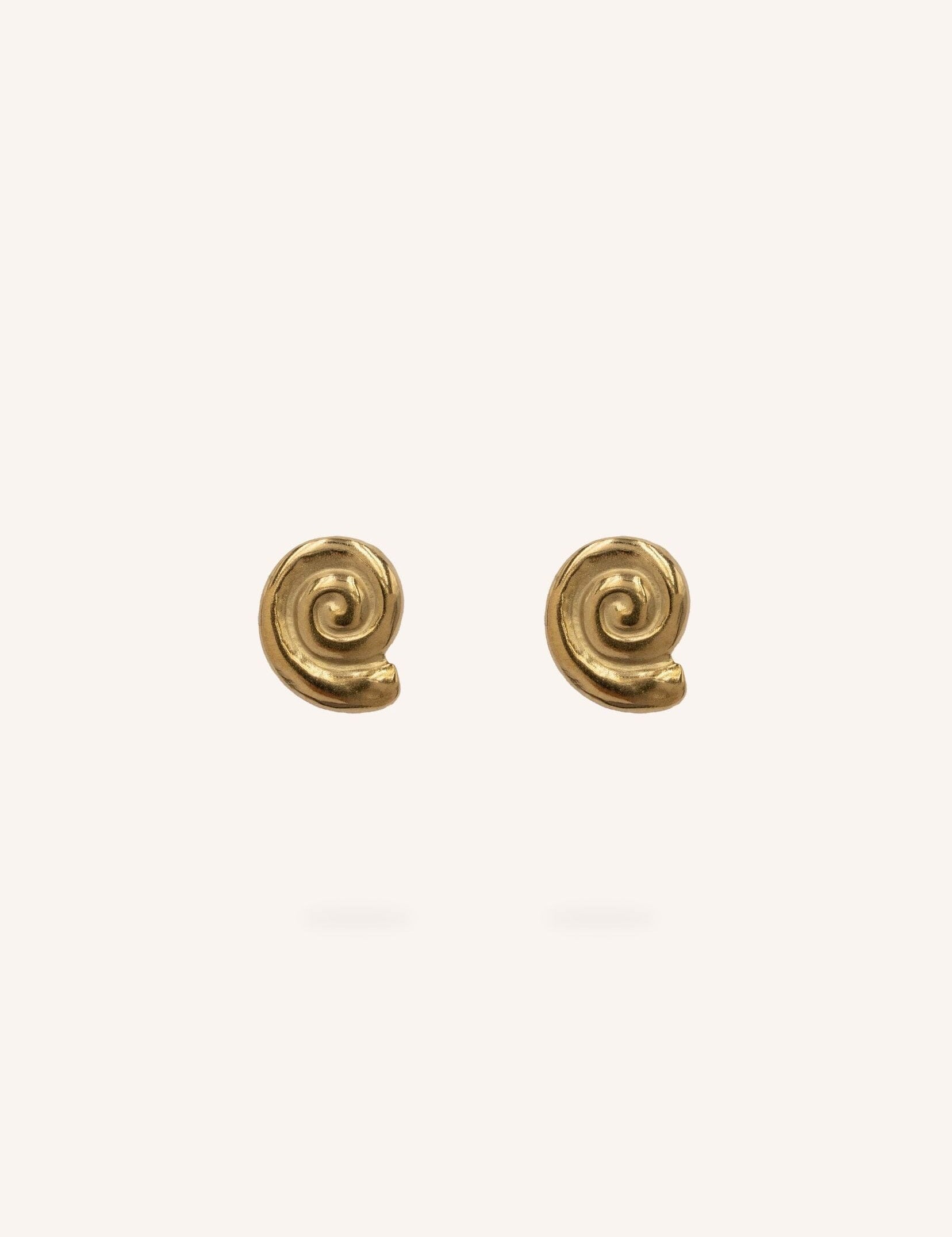 Boucles Bohm Paris - Nautila Boucles d'oreilles à puces Bohm Paris Doré 