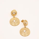 Boucles Bohm Paris - Néora Boucles d'oreilles à Puces Bohm Paris Nacre blanche 