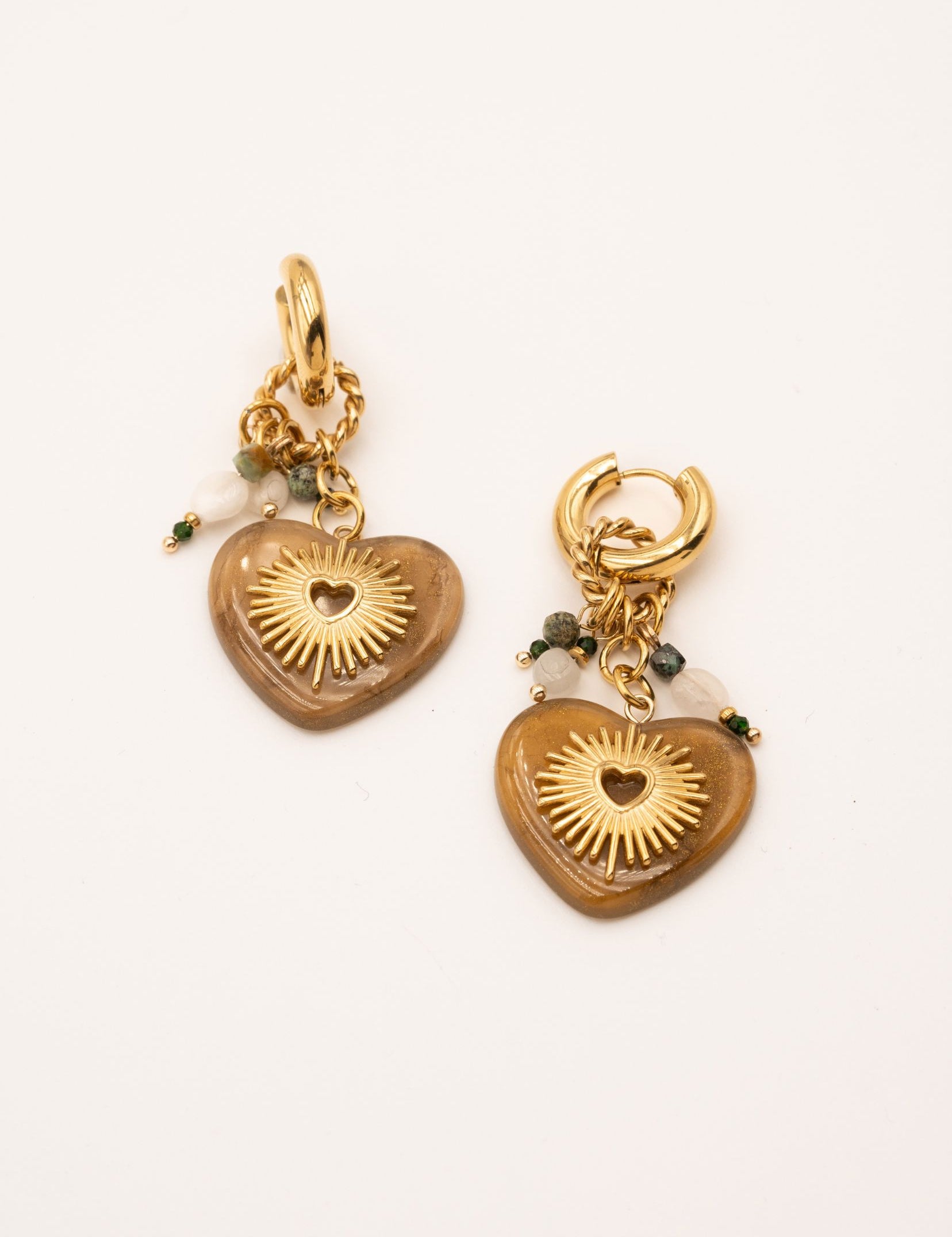 Boucles Bohm Paris - Norah Boucles d'oreilles Pendantes Bohm Paris Doré 