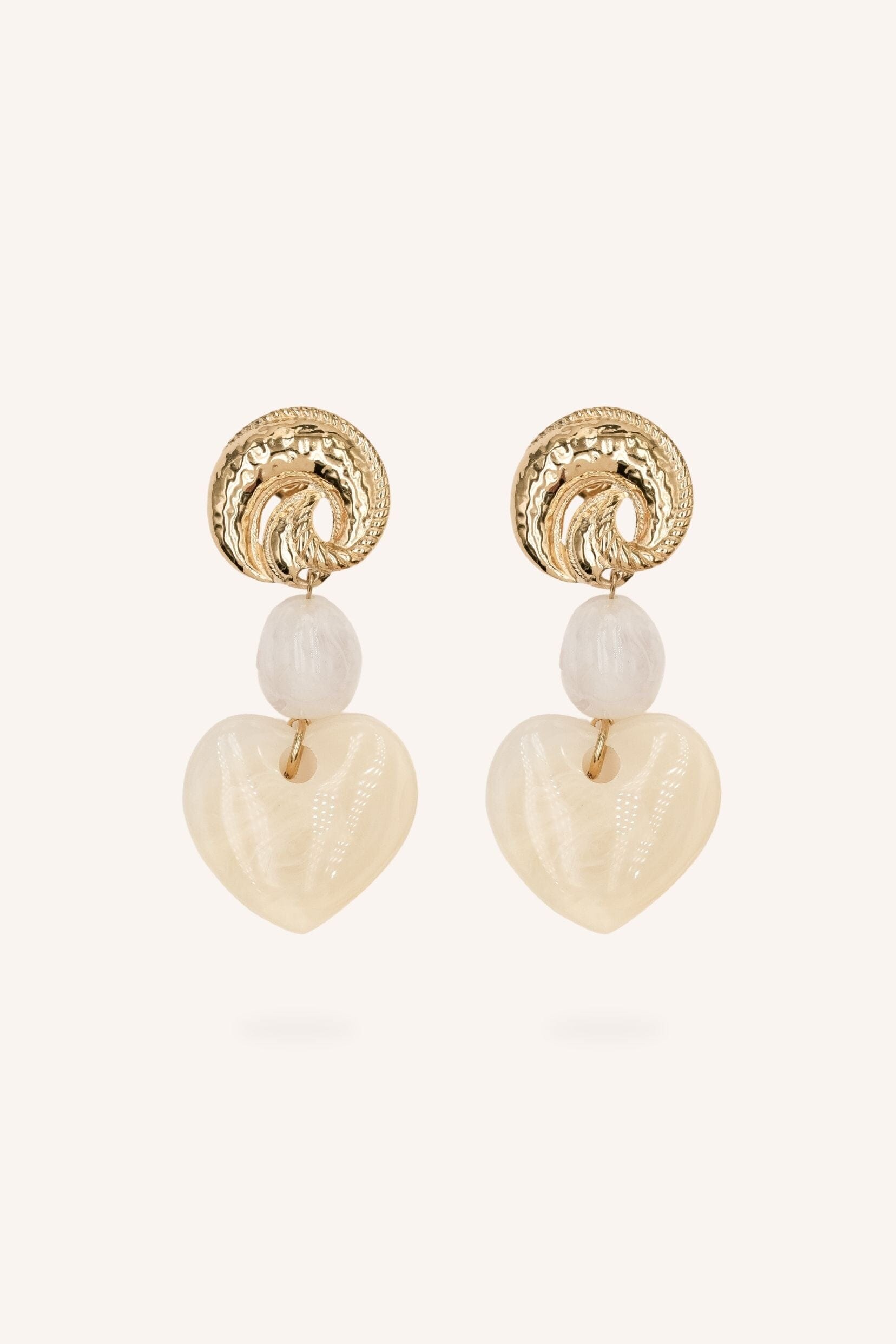 Boucles Bohm Paris - Noriah Boucles d'oreilles pendantes Bohm Paris Beige 