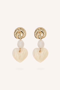 Boucles Bohm Paris - Noriah Boucles d'oreilles pendantes Bohm Paris Beige 
