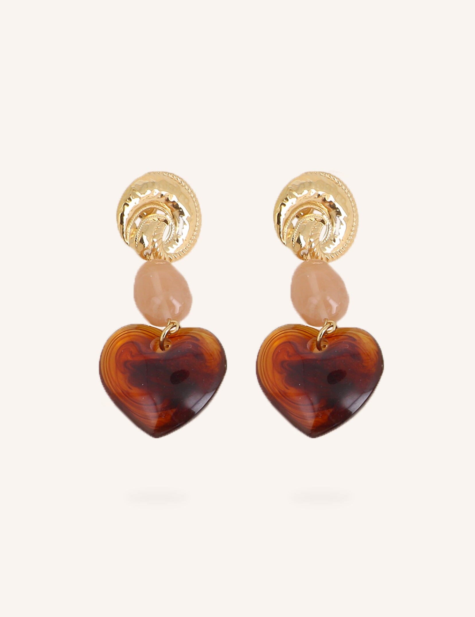 Boucles Bohm Paris - Noriah Boucles d'oreilles pendantes Bohm Paris Marron 