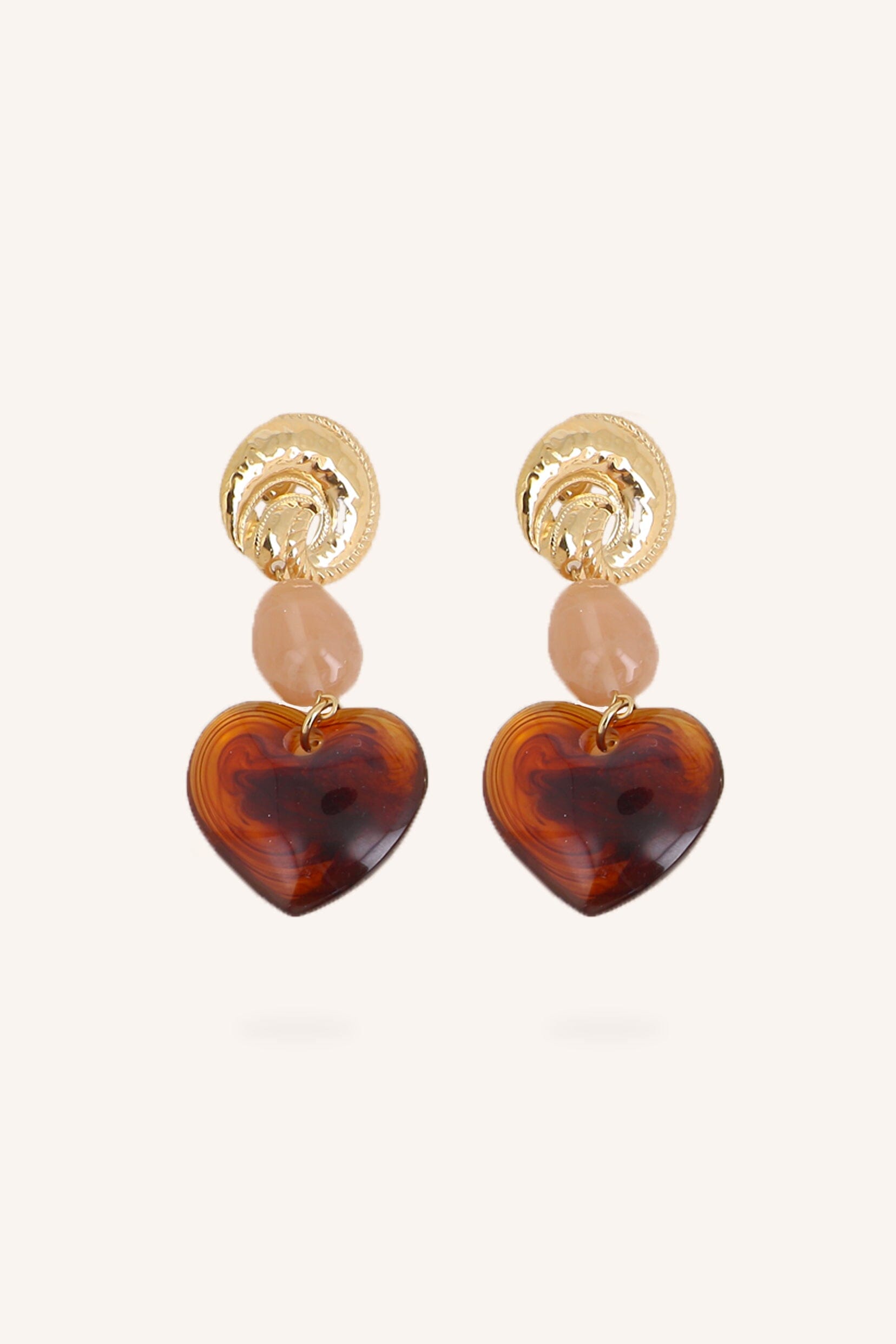 Boucles Bohm Paris - Noriah Boucles d'oreilles pendantes Bohm Paris Marron 