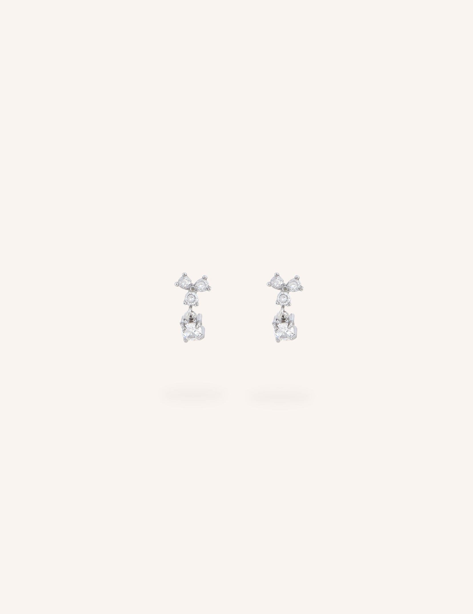 Boucles Bohm Paris - Norya Boucles d'oreilles à puces Bohm Paris Argenté 