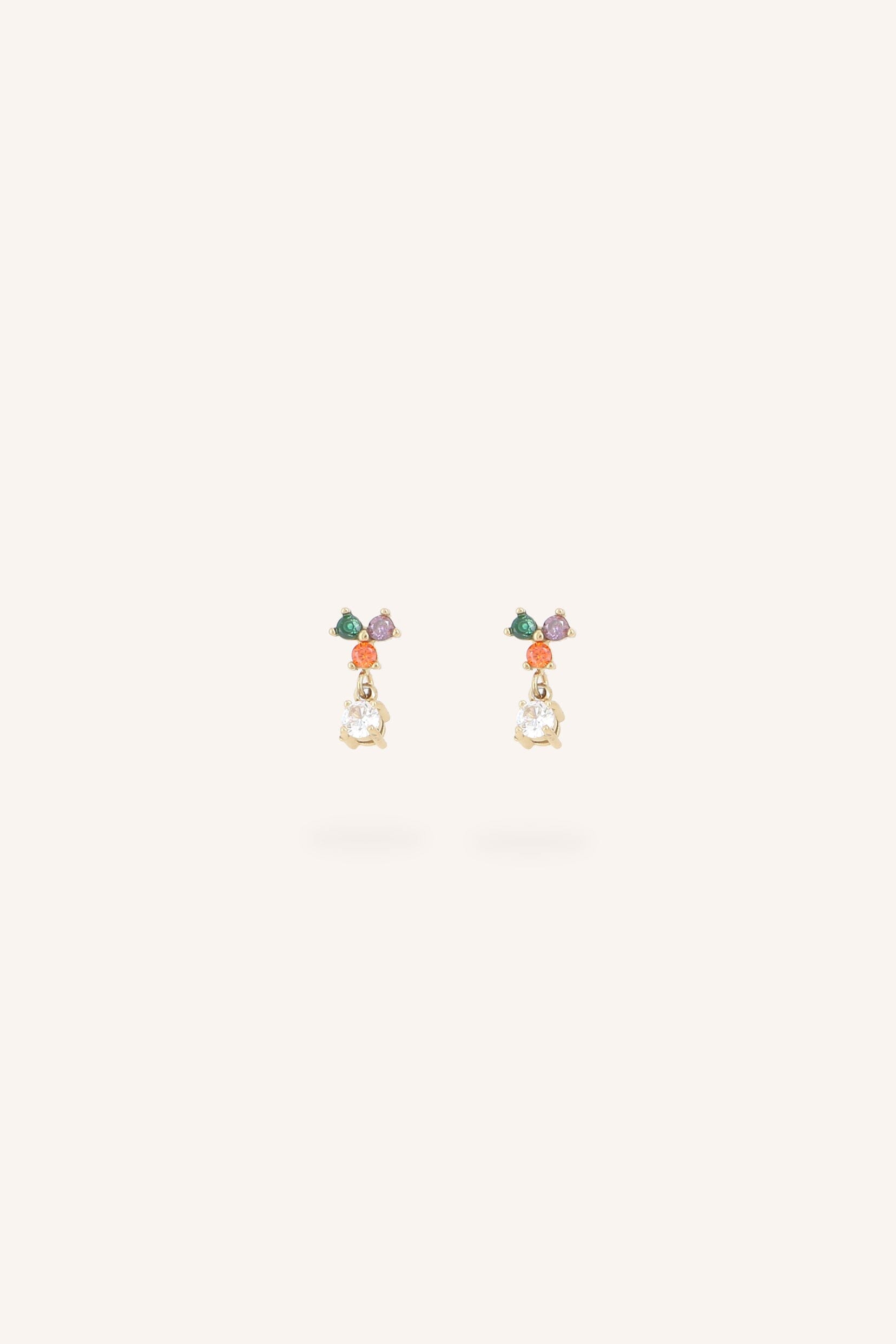 Boucles Bohm Paris - Norya Boucles d'oreilles à puces Bohm Paris Multi 