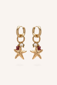 Boucles Bohm Paris - Ocean Boucles d'oreilles type Créoles Bohm Paris Perle d'eau douce 