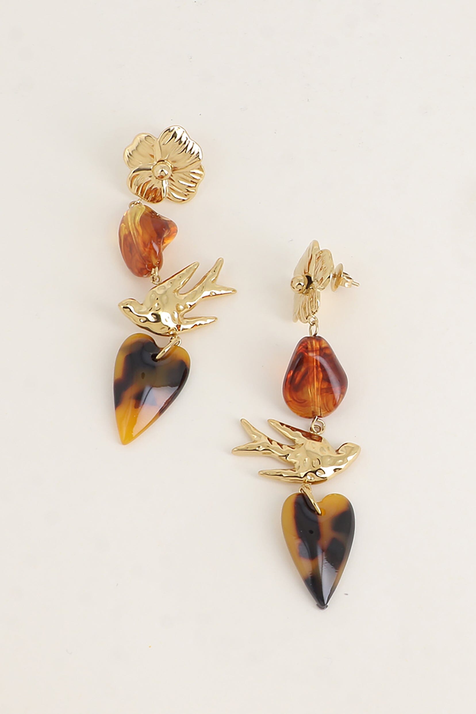 Boucles Bohm Paris - Oceya Boucles d'oreilles pendantes Bohm Paris Leopard 